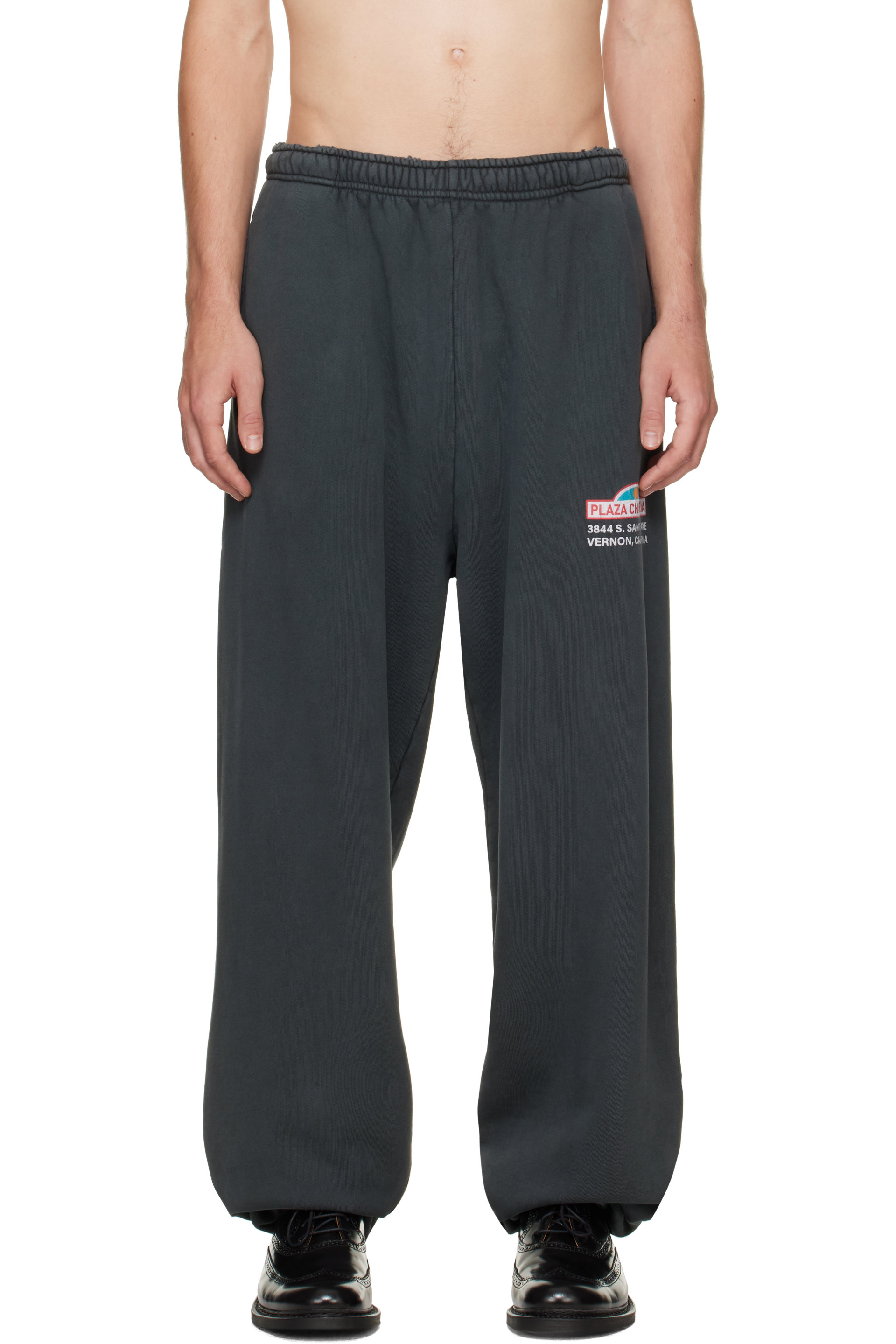 WILLY CHAVARRIA - Black 'Plaza Chavarria' Sweatpants