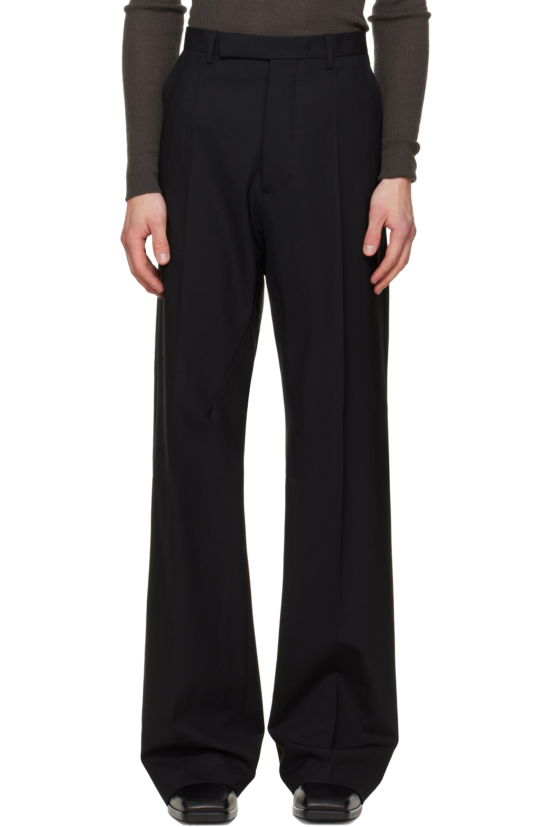 Rick Owens - Pantalon façon costume Geth noir - Tower