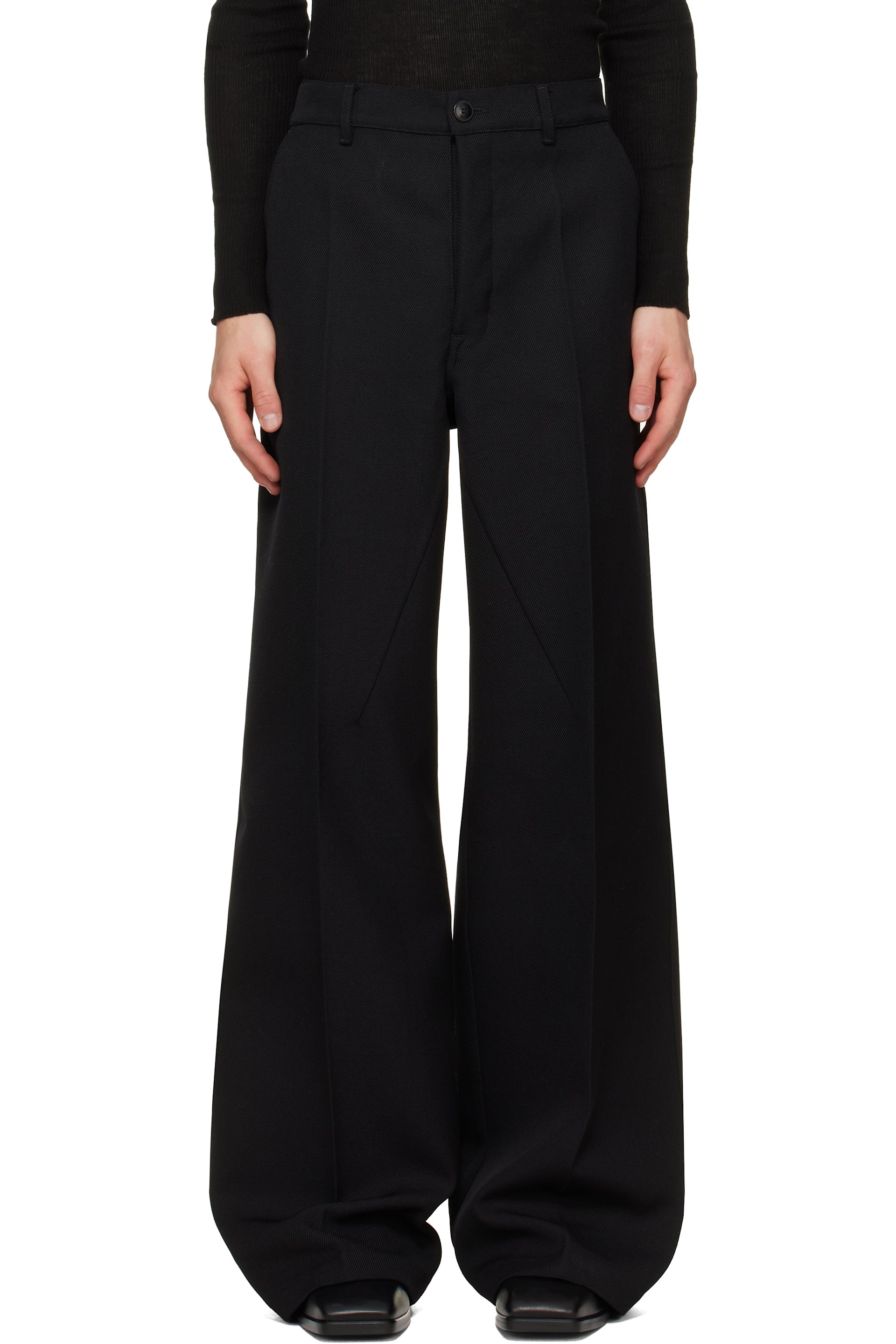 Rick Owens - Pantalon de travail noir - Tower