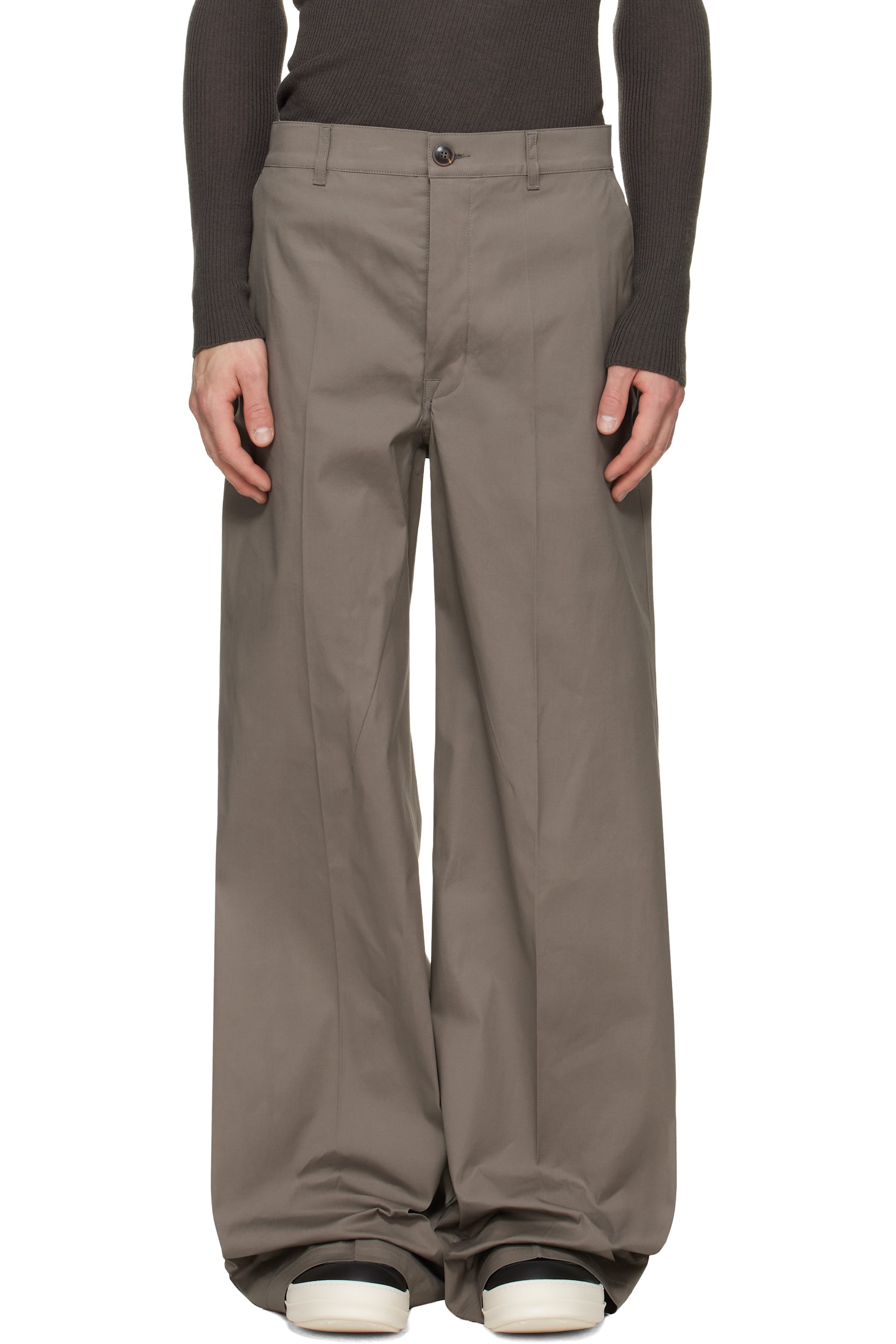 Rick Owens - Pantalon de travail gris - Tower