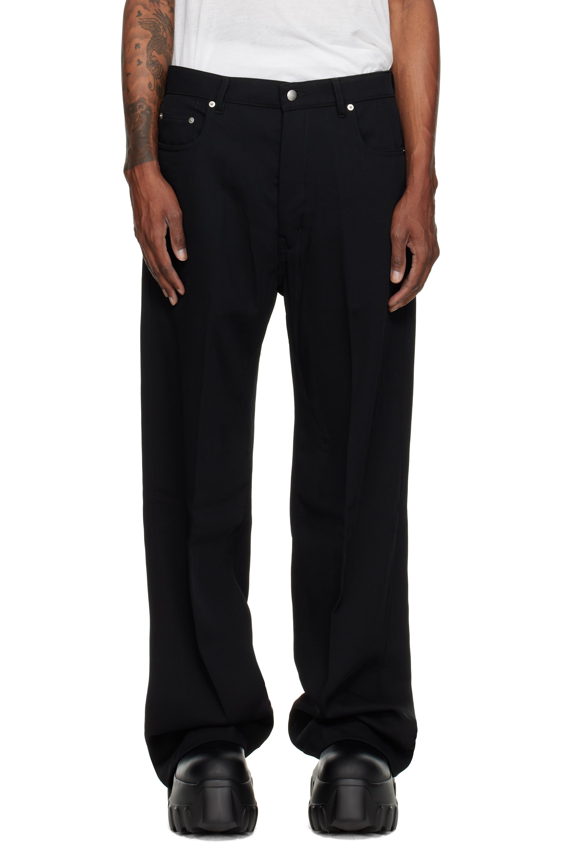 Rick Owens - Black Tower Geth Trousers