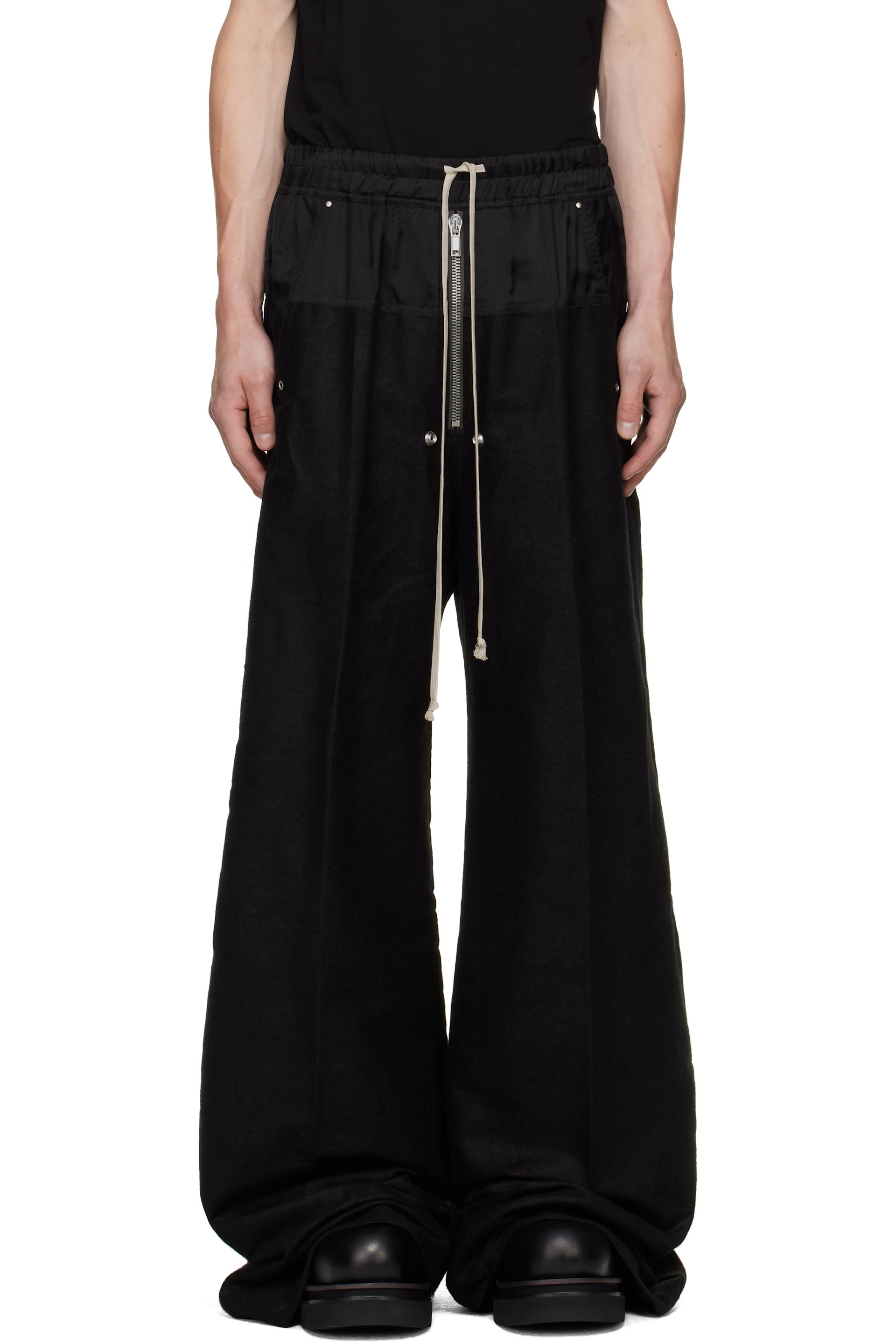 Rick Owens - Black Tower Wide Bela Trousers