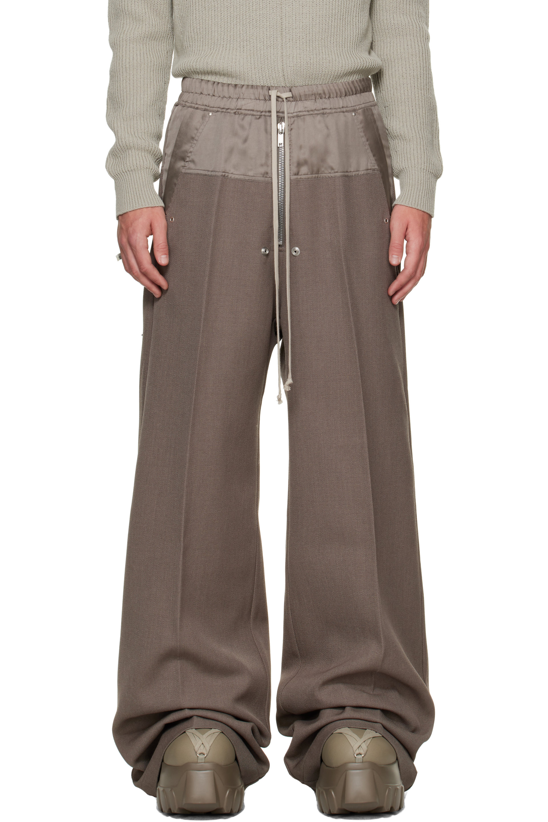 Rick Owens - Gray Tower Wide Bela Trousers