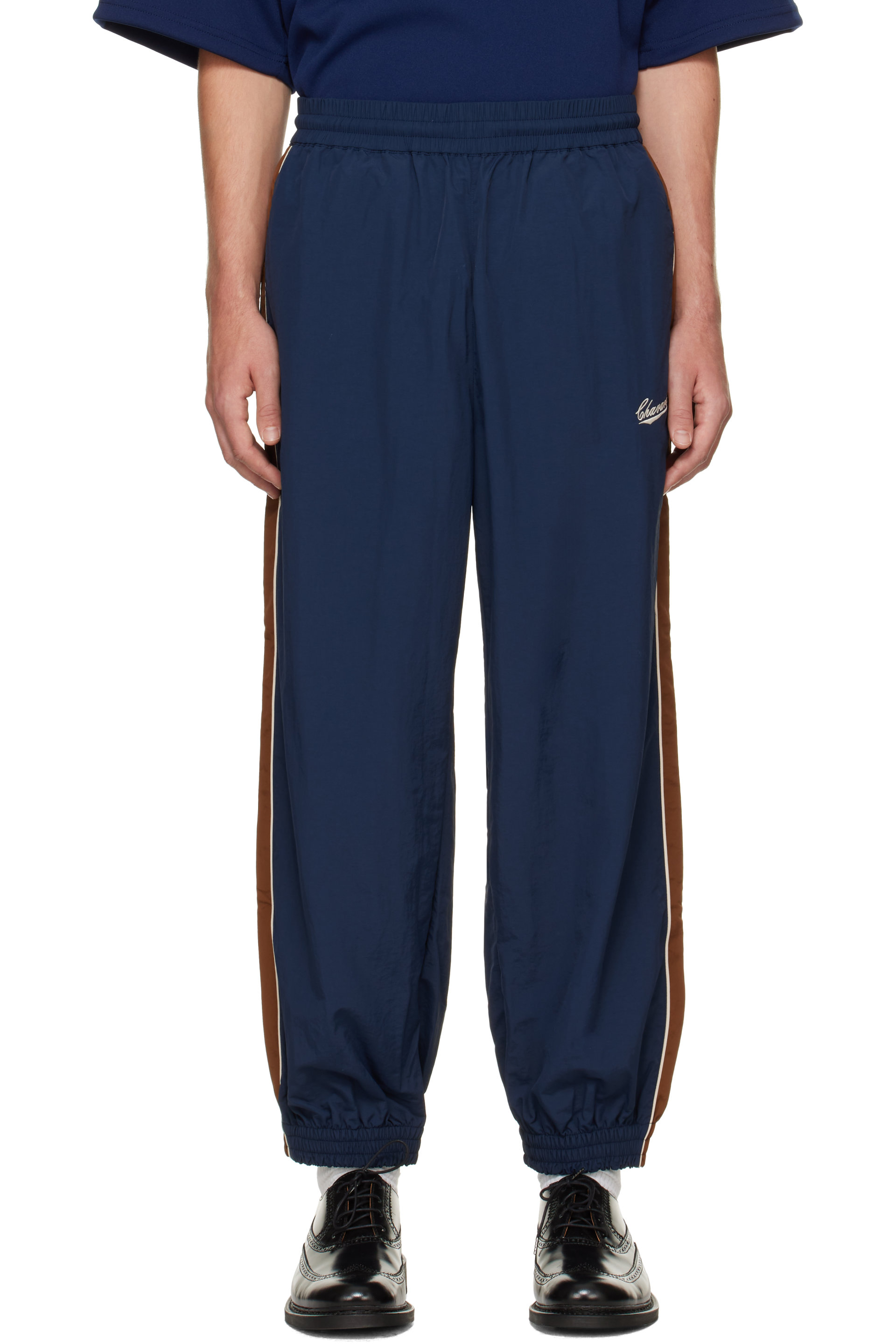 WILLY CHAVARRIA - Navy 'Bad Boy' Track Pants
