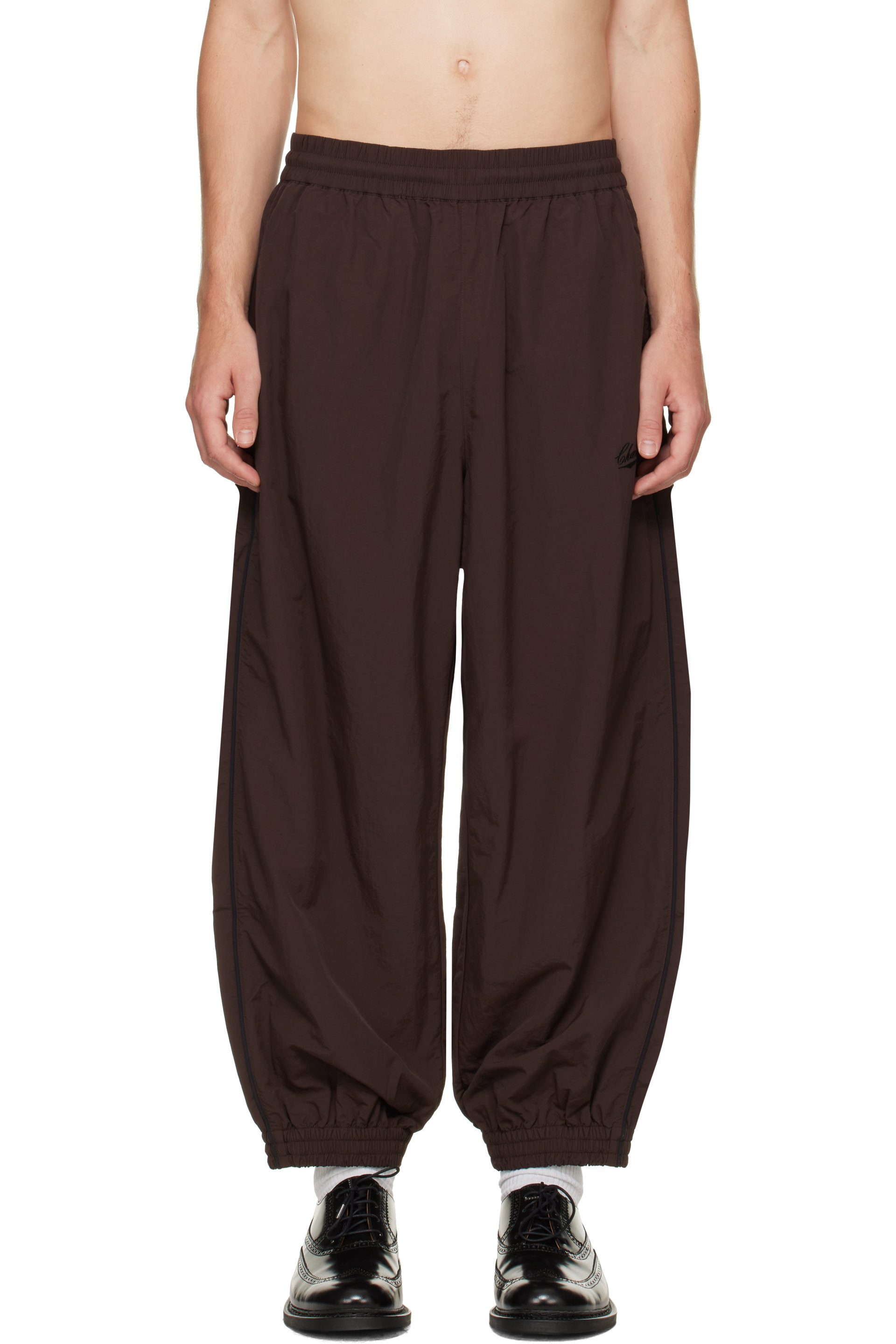 WILLY CHAVARRIA - Brown 'Bad Boy' Track Pants