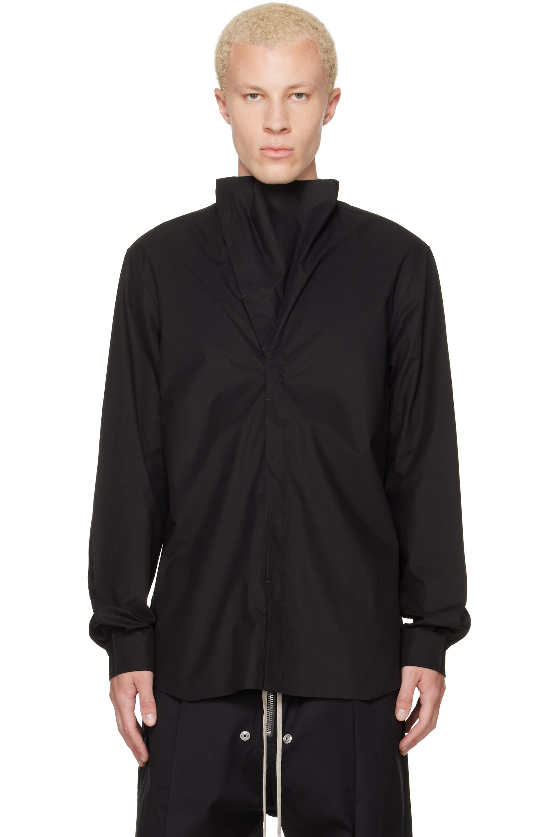 Rick Owens - Black Tower Island Shirt