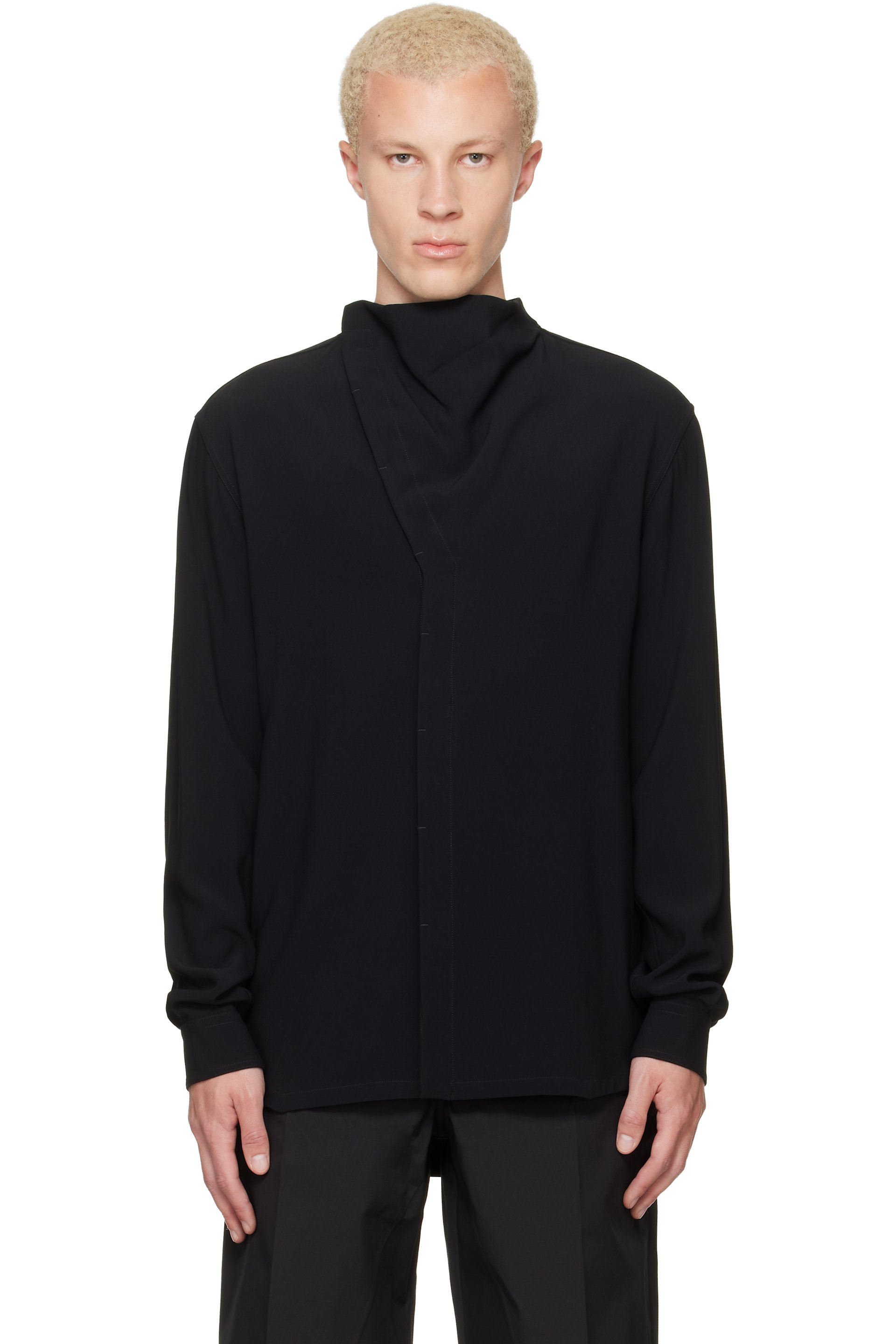 Rick Owens - Black Tower Island Shirt