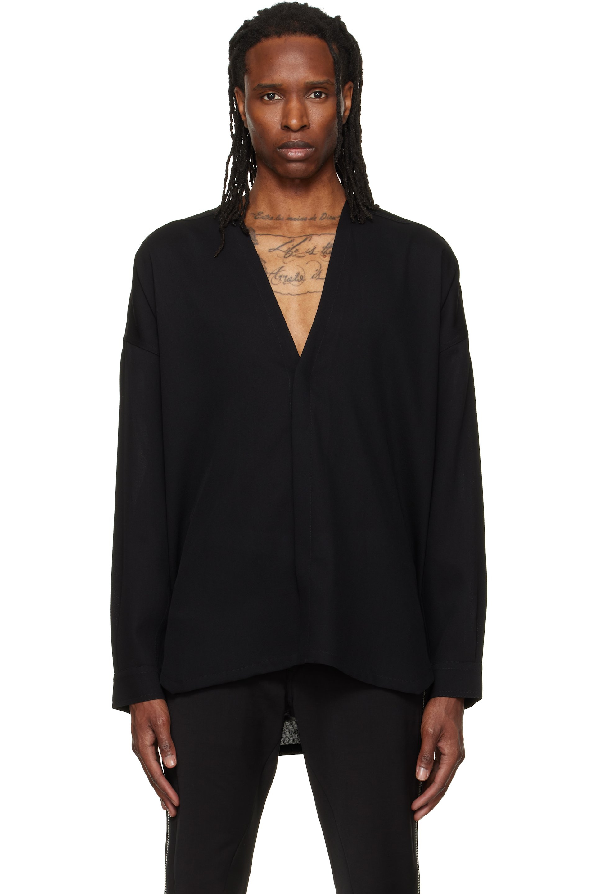 Rick Owens - Black Tower Lido Larry Shirt