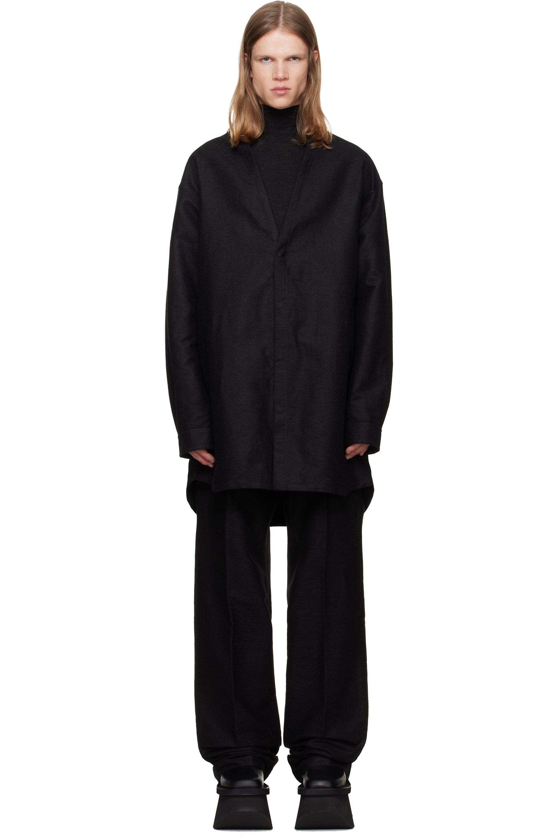 Rick Owens - Black Concordian Shirt