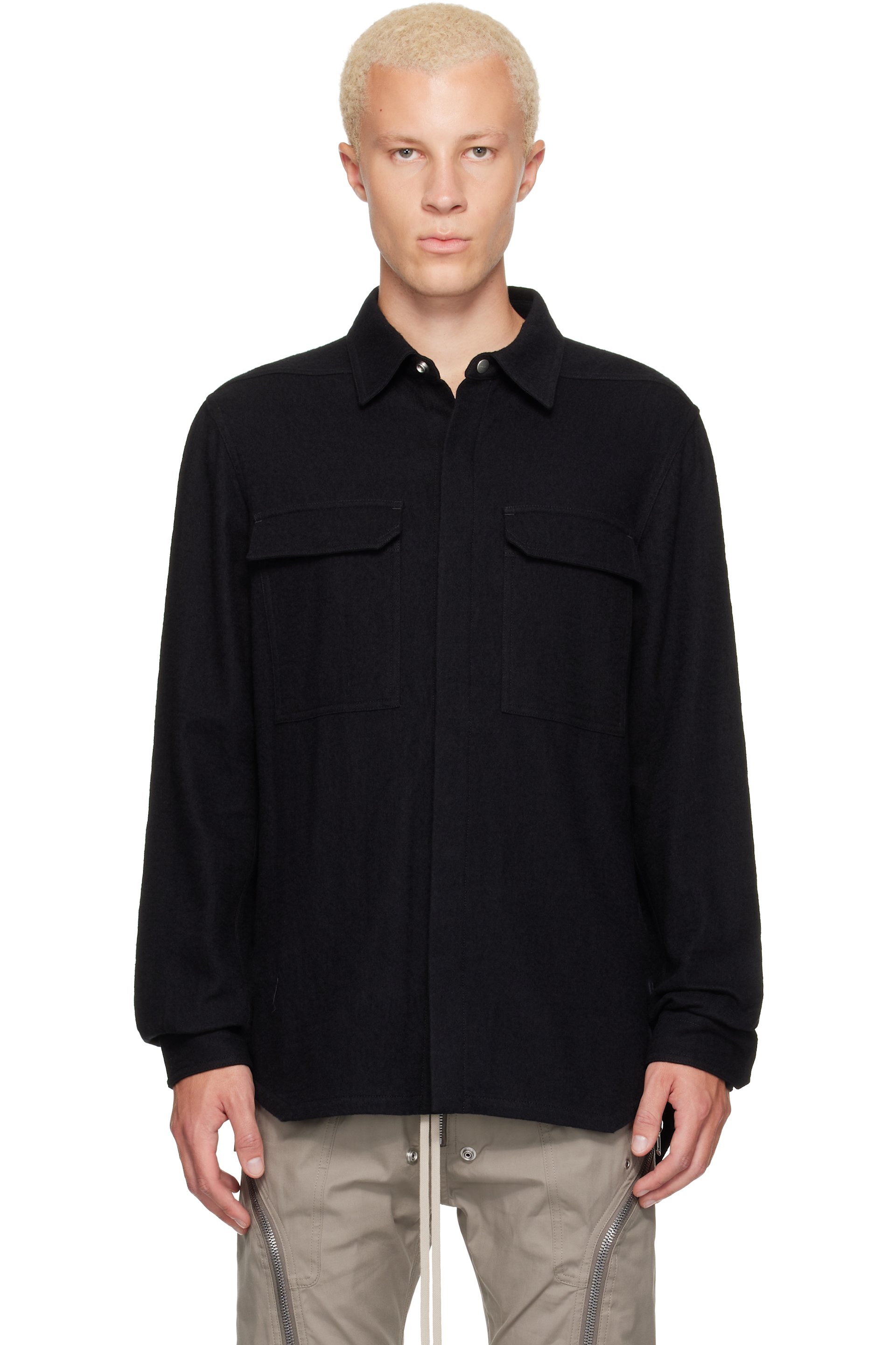 Rick Owens - Black Tower Outershirt