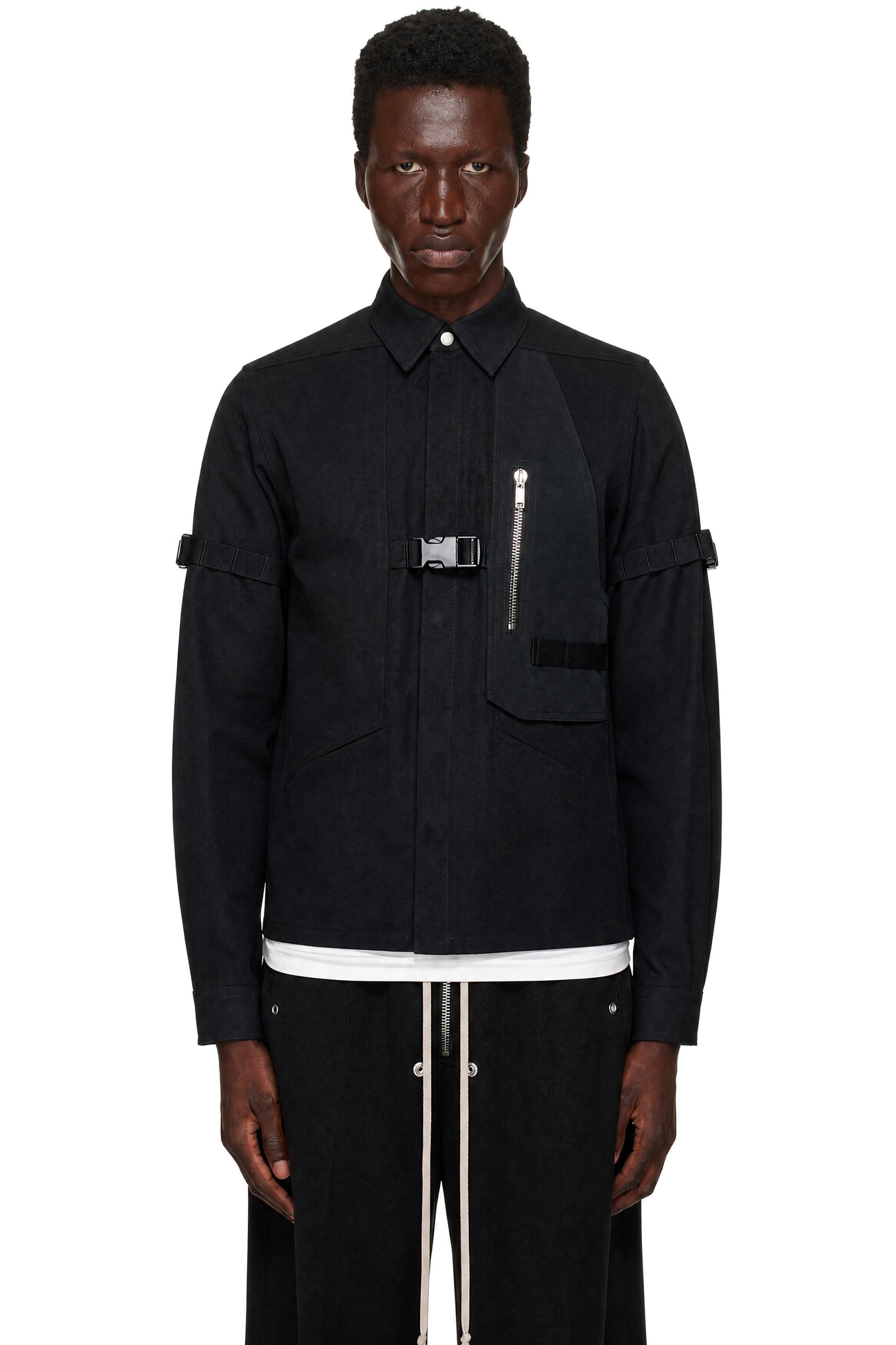 Rick Owens - Black Tower Bonotto Roland Shirt