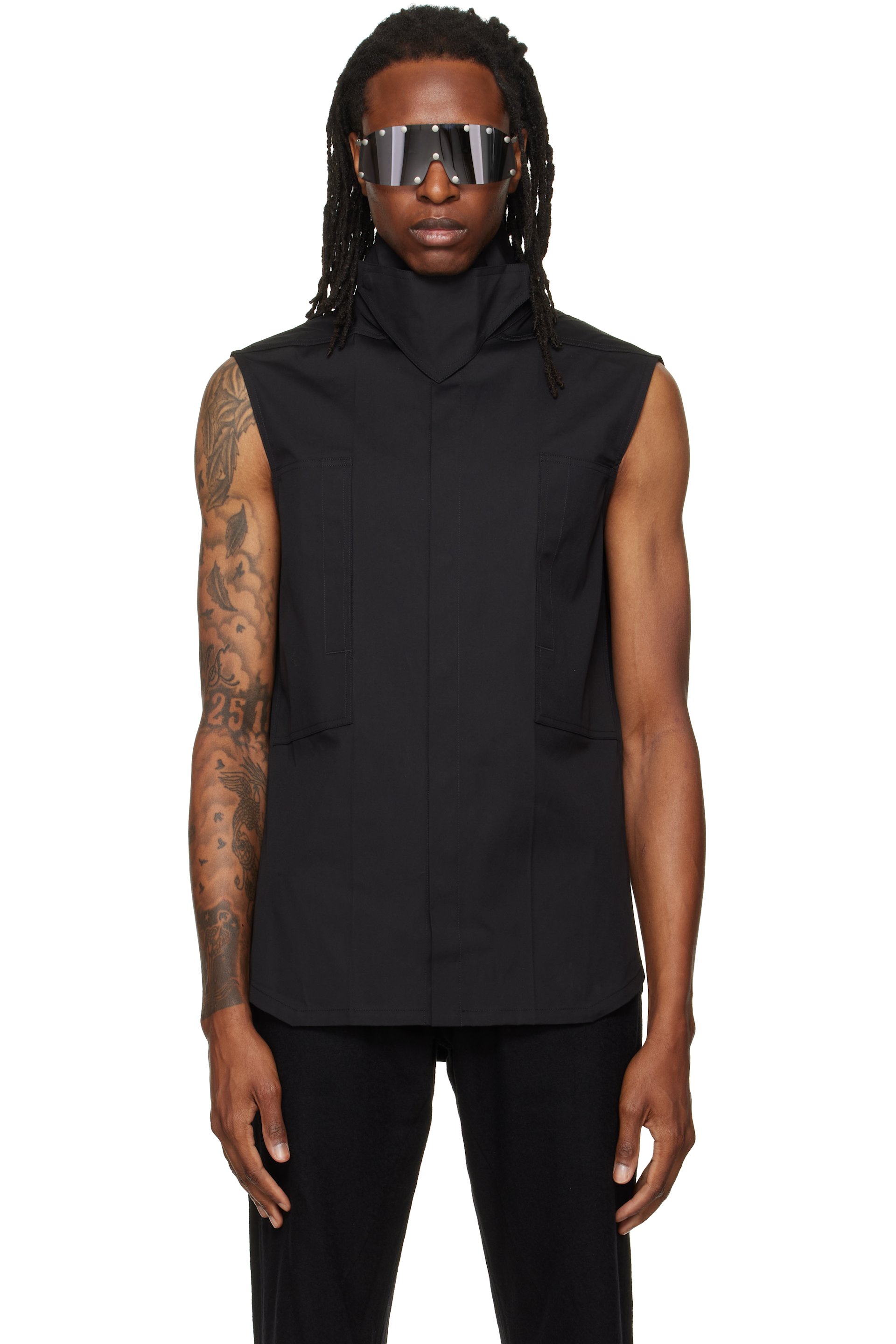 Rick Owens - Black Tower SL Outershirt