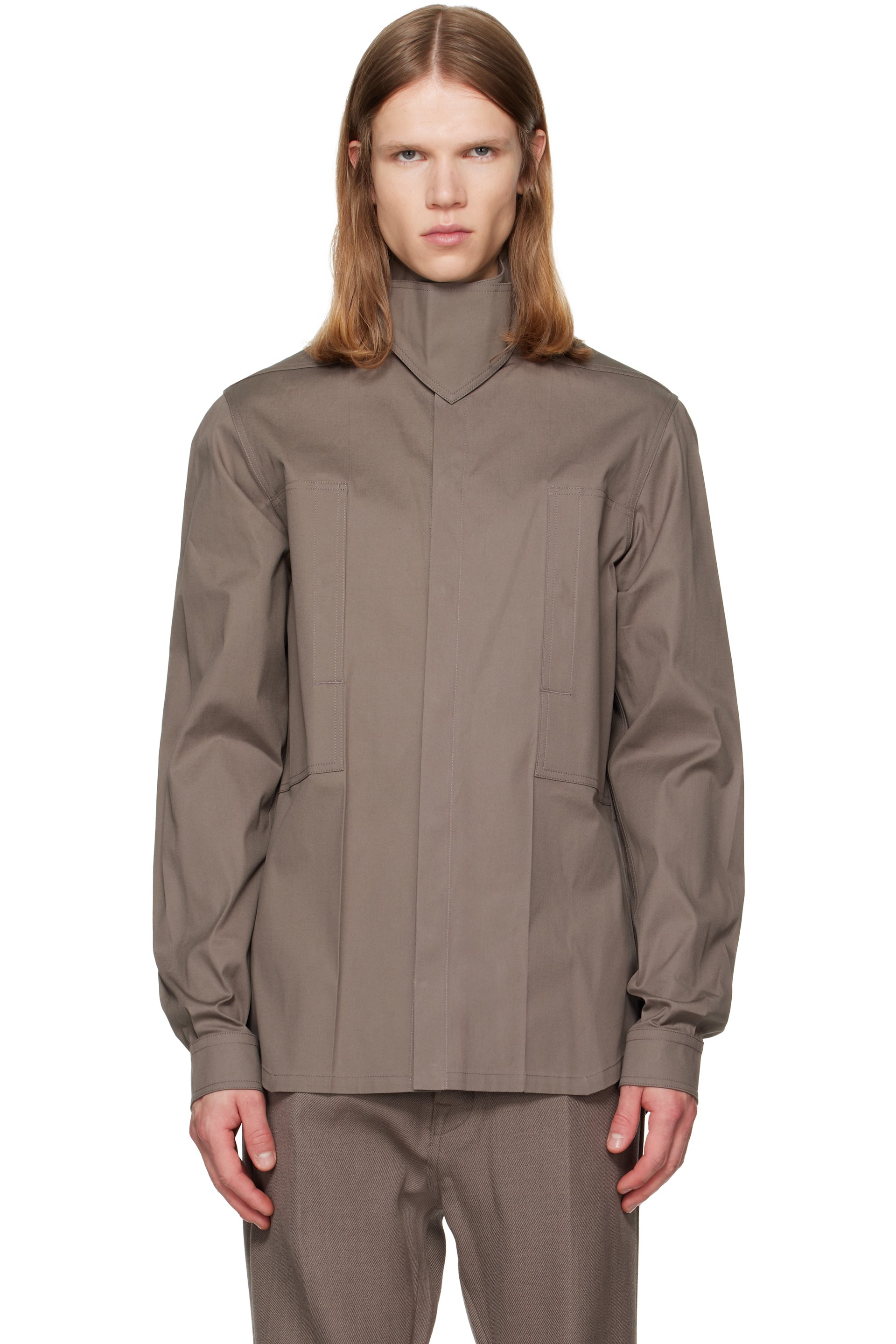 Rick Owens - Gray Tower Outershirt