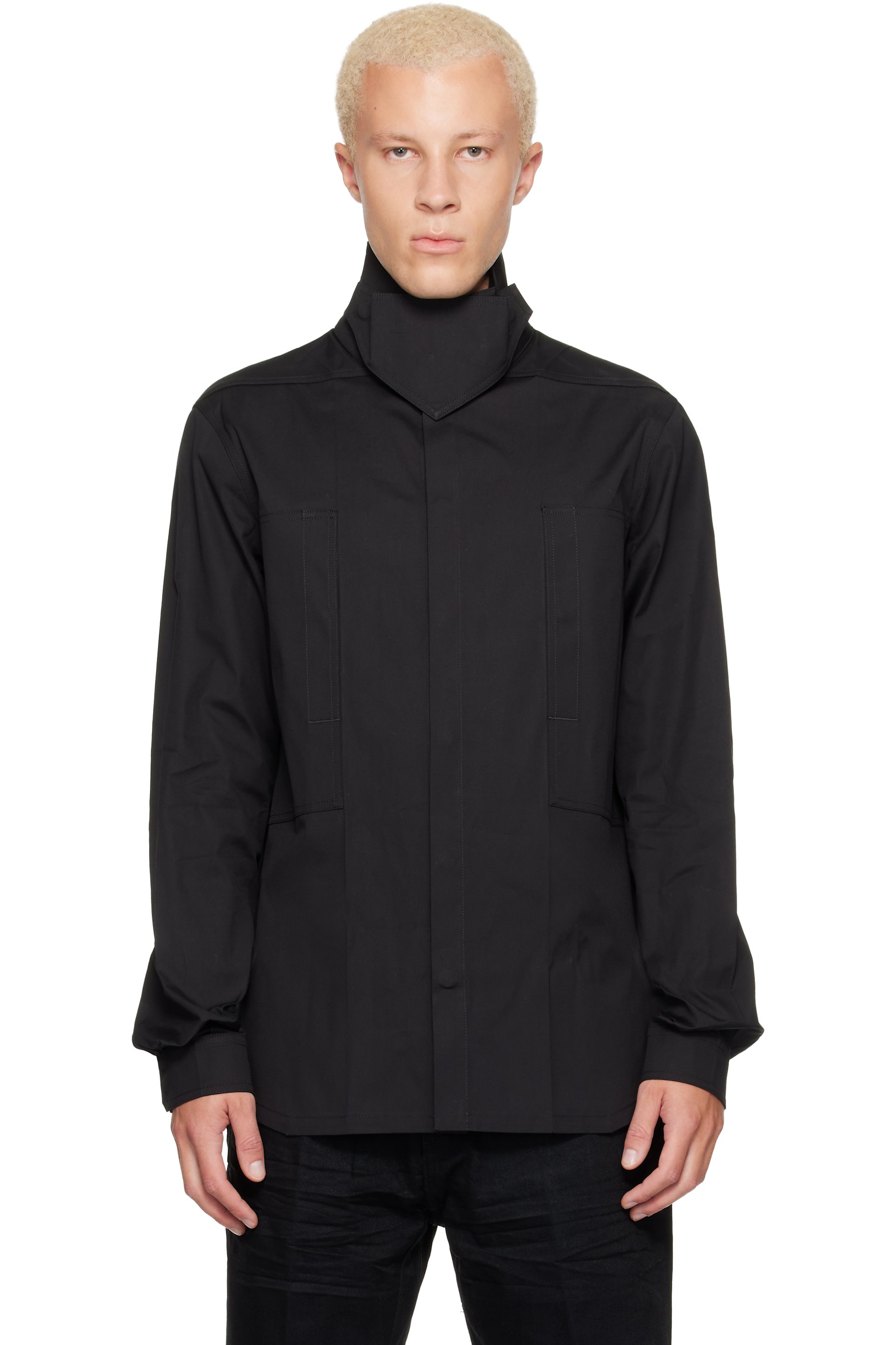 Rick Owens - Black Tower Outershirt