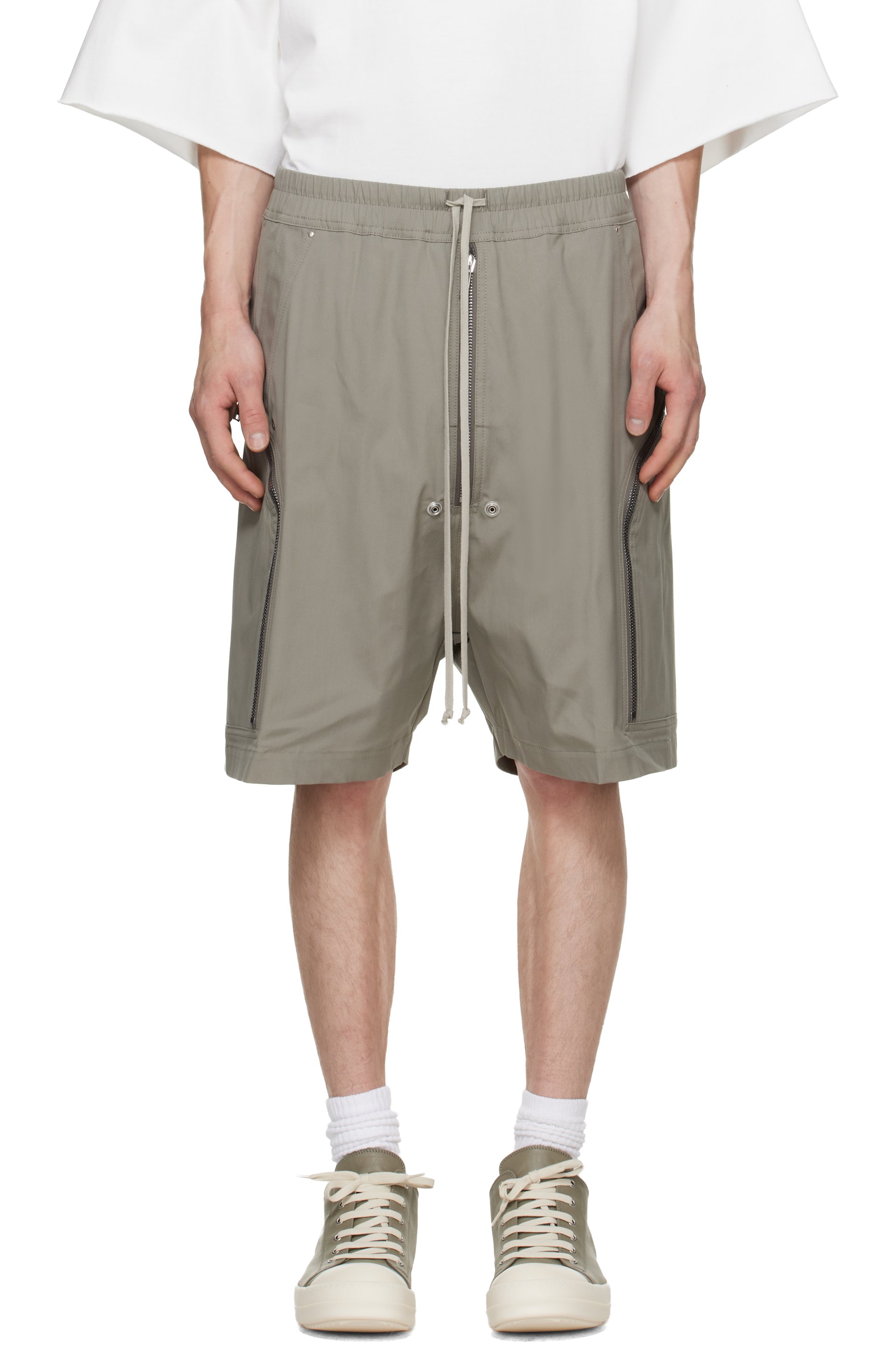 Rick Owens - Taupe Tower Heizer Cargo Shorts