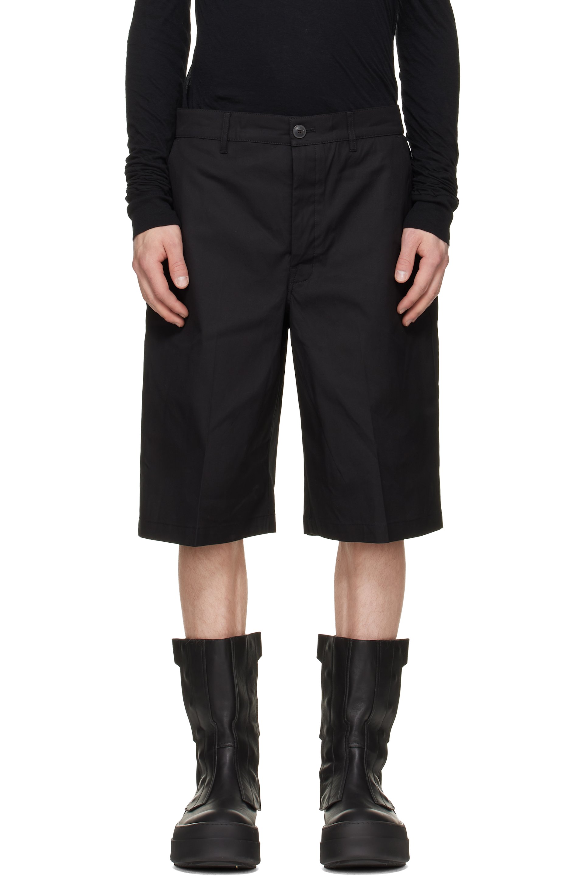 Rick Owens - Black Tower Work Shorts