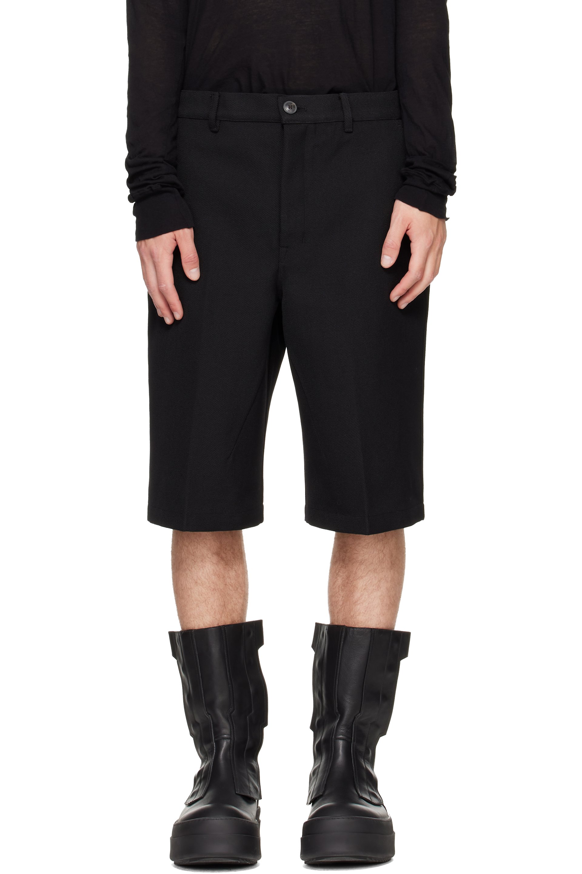 Rick Owens - Black Tower Work Shorts