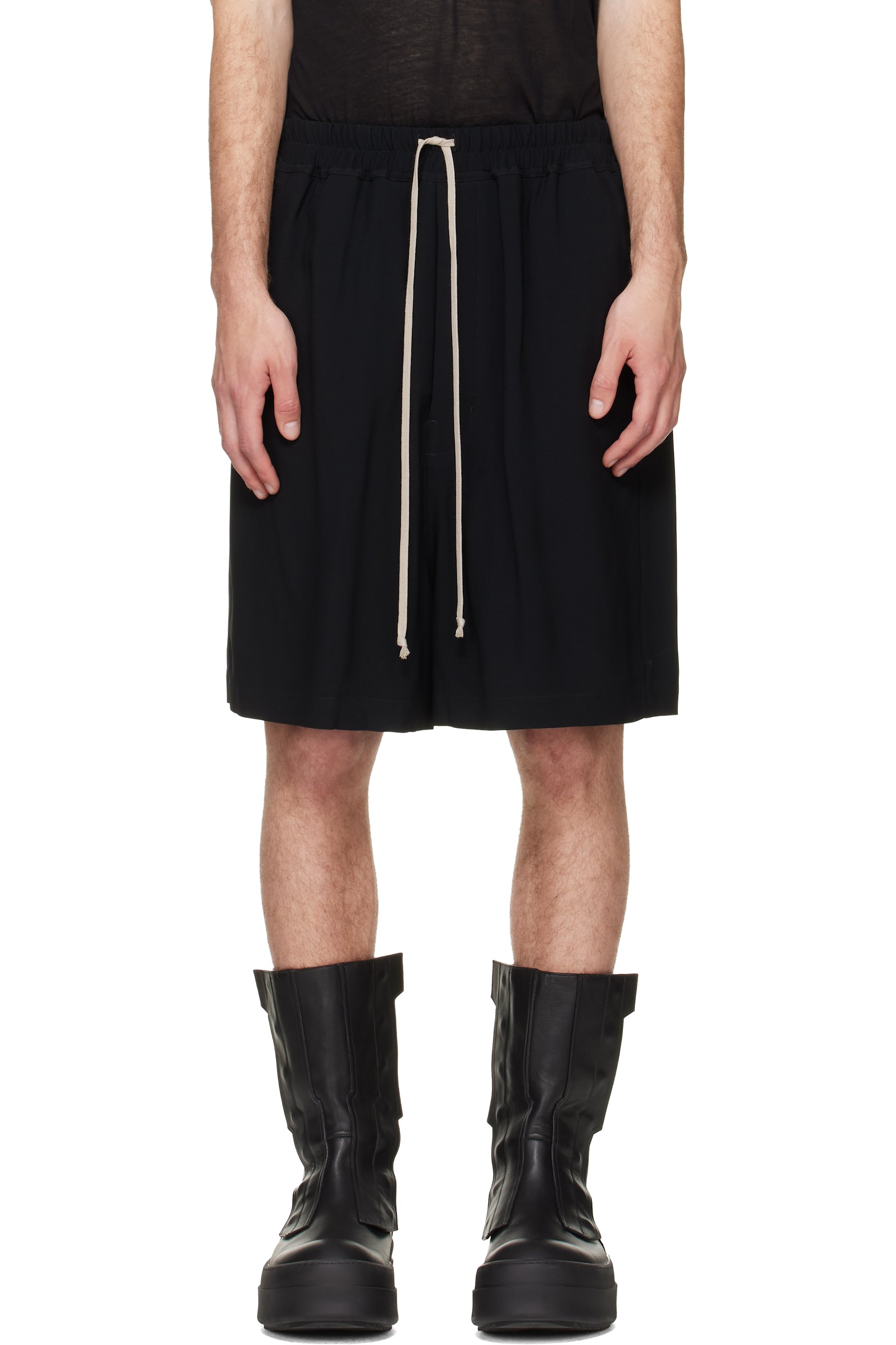 Rick Owens - Black Tower Faun Shorts