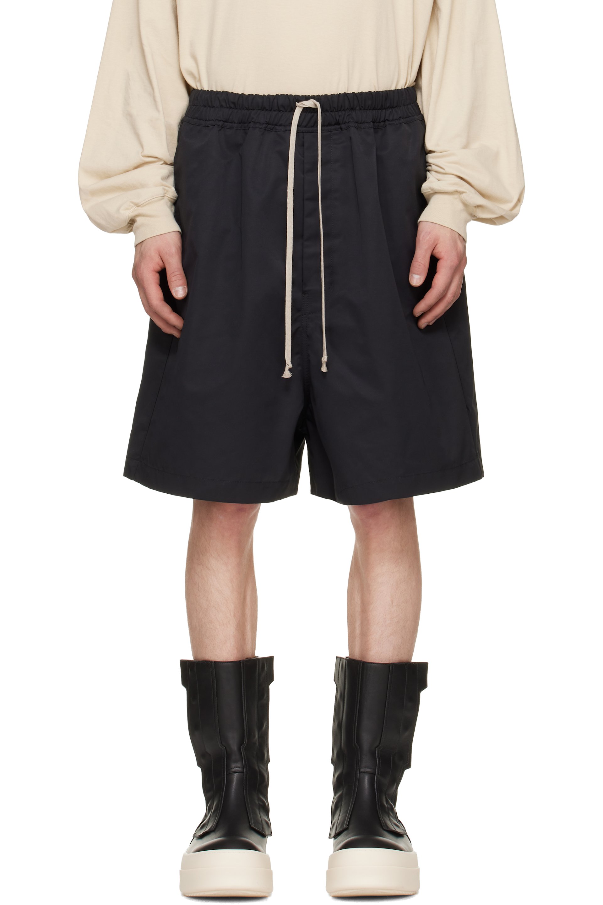 Rick Owens - Black Tower Faun Shorts