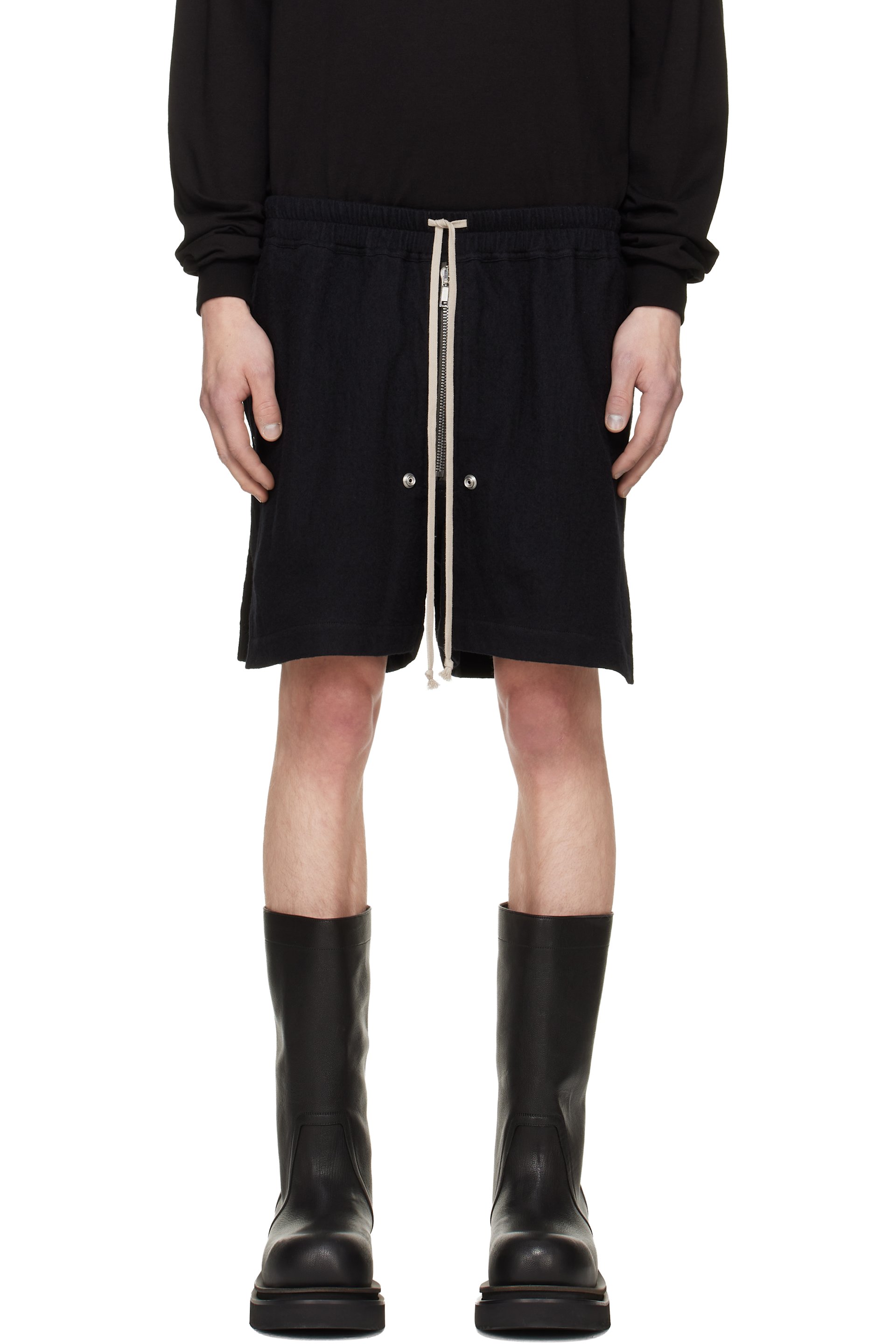 Rick Owens - Black Tower Bela Boxers Shorts