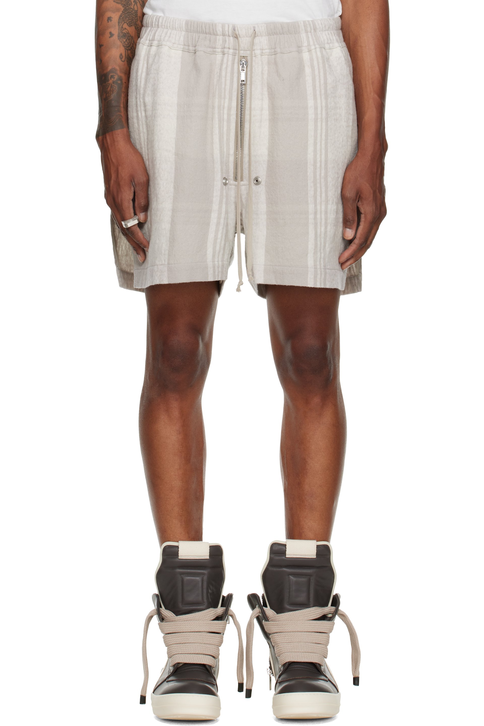 Rick Owens - Gray Tower Bela Boxers Shorts