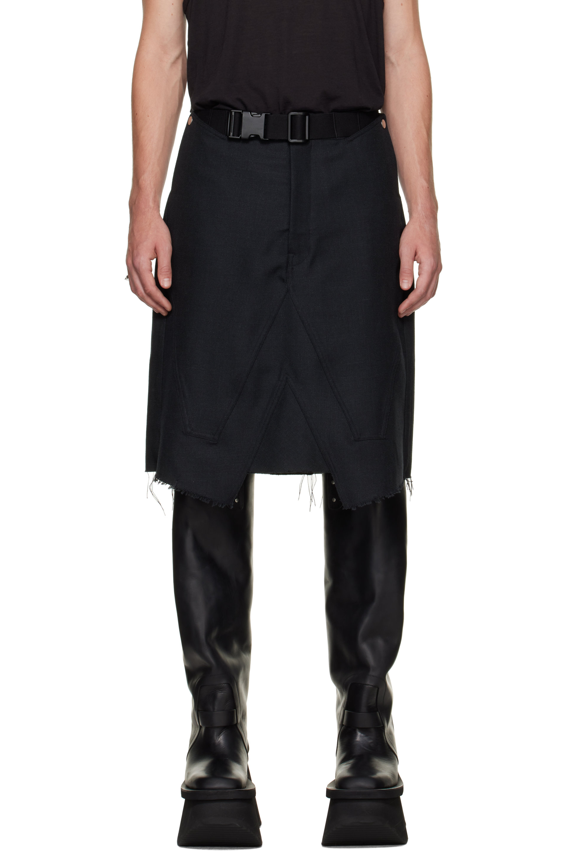 Rick Owens - Jupe noire - Tower