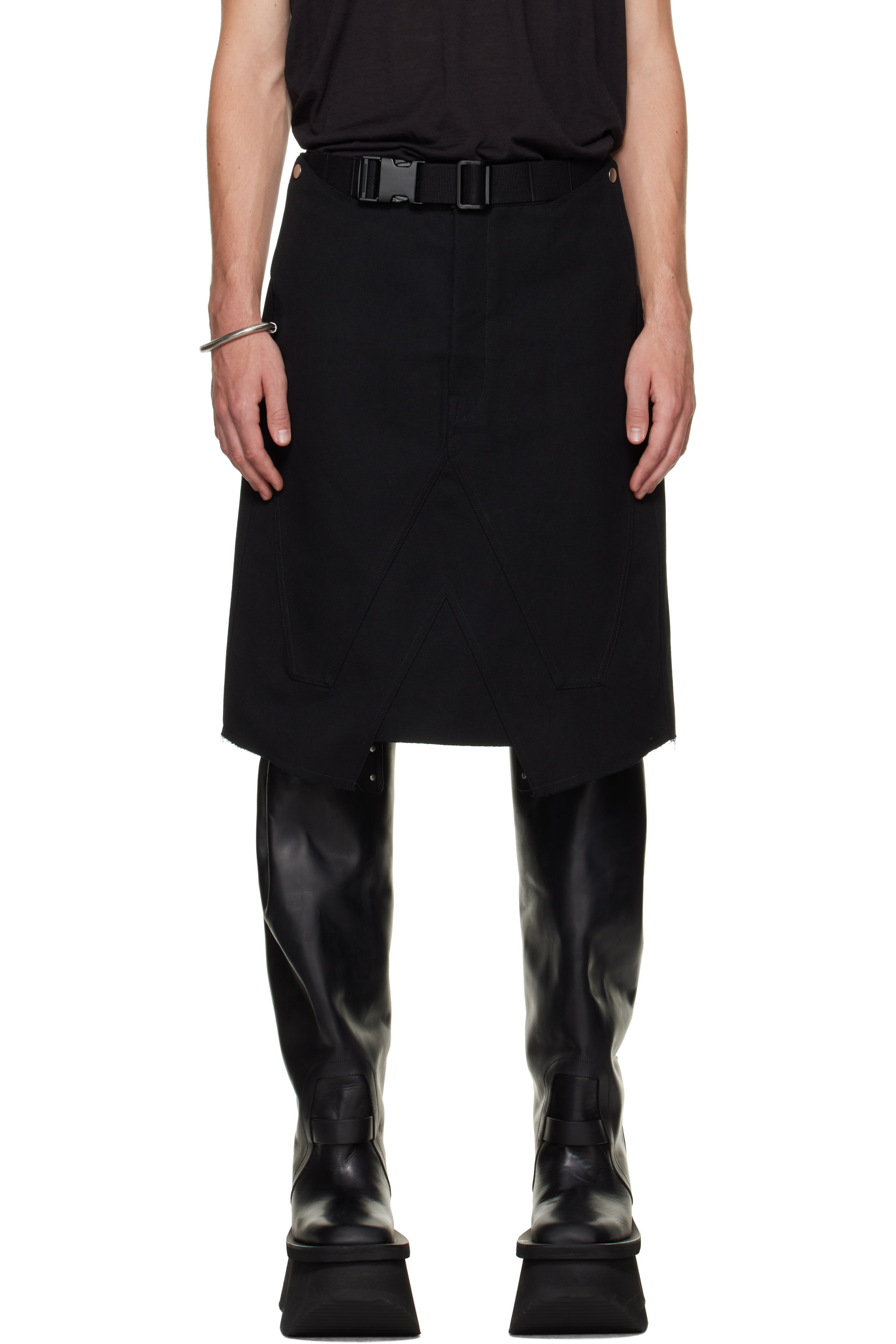 Rick Owens - Jupe noire - Tower