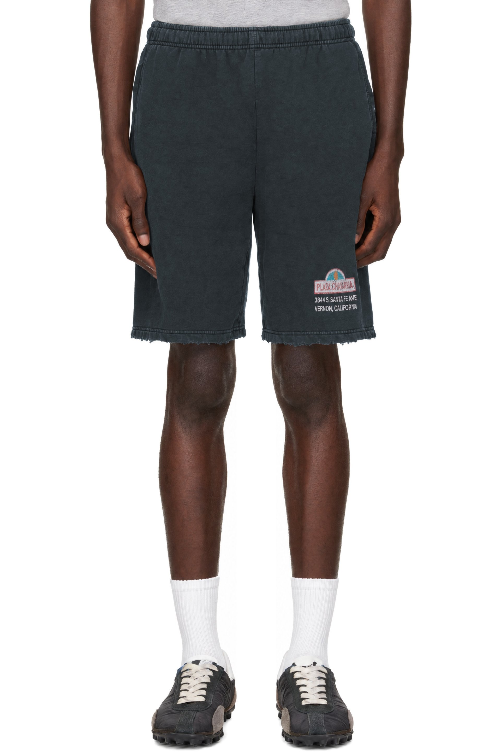 WILLY CHAVARRIA - Gray OS 'Plaza Chavarria' Buffalo Sweatshort