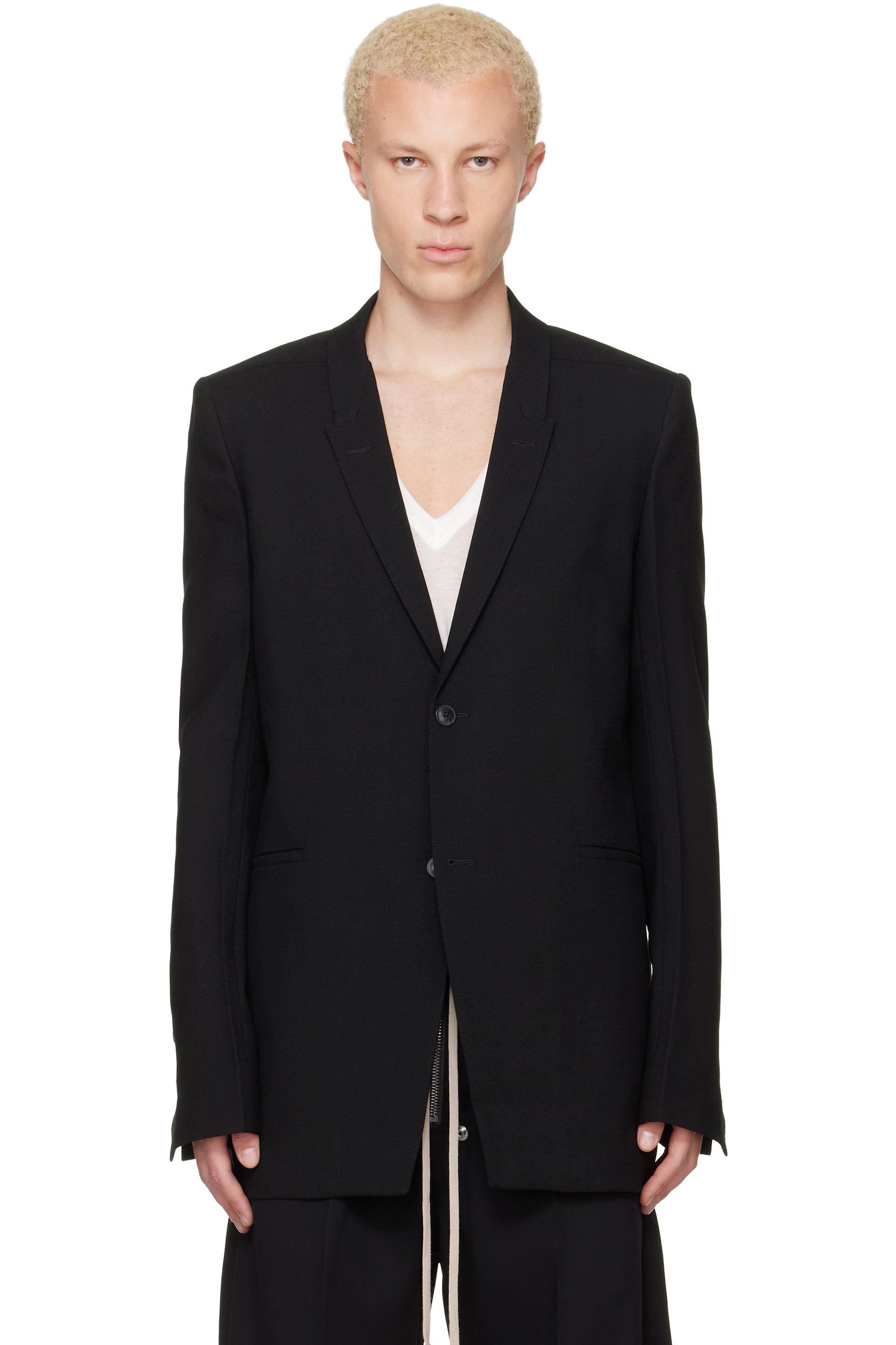 Rick Owens - Black Tower Concordian Blazer