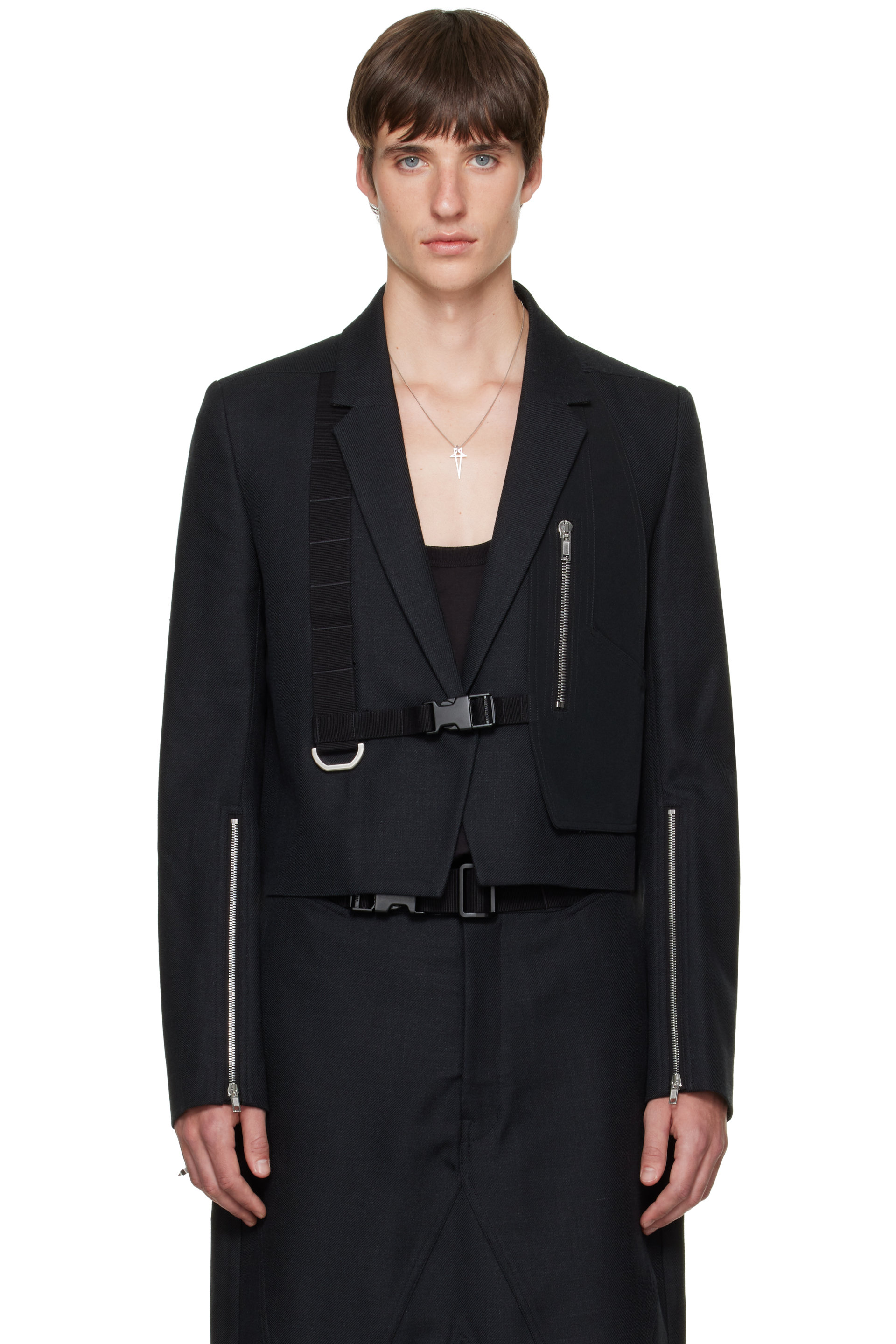 Rick Owens - Black Tower Monat Blazer