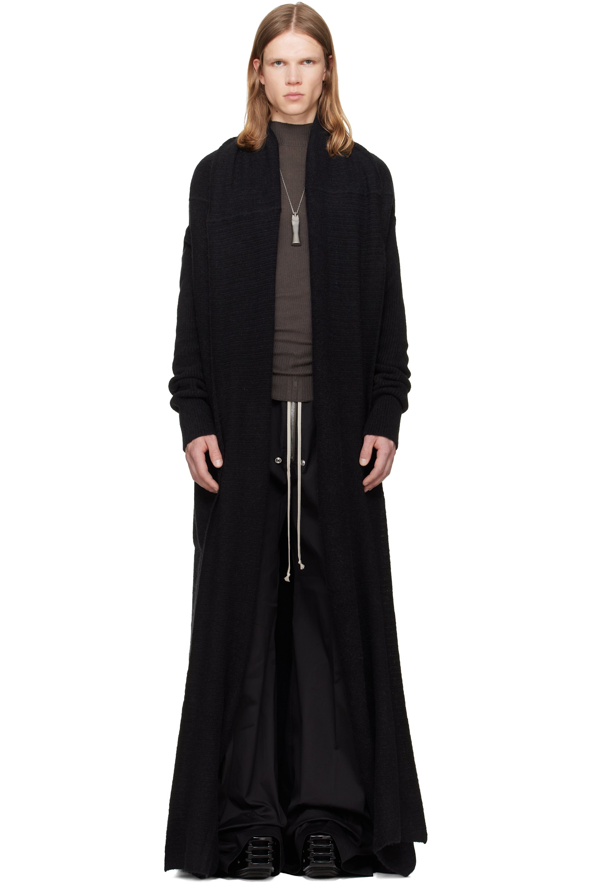 Rick Owens - Black Tower Dafne Robe Cardigan