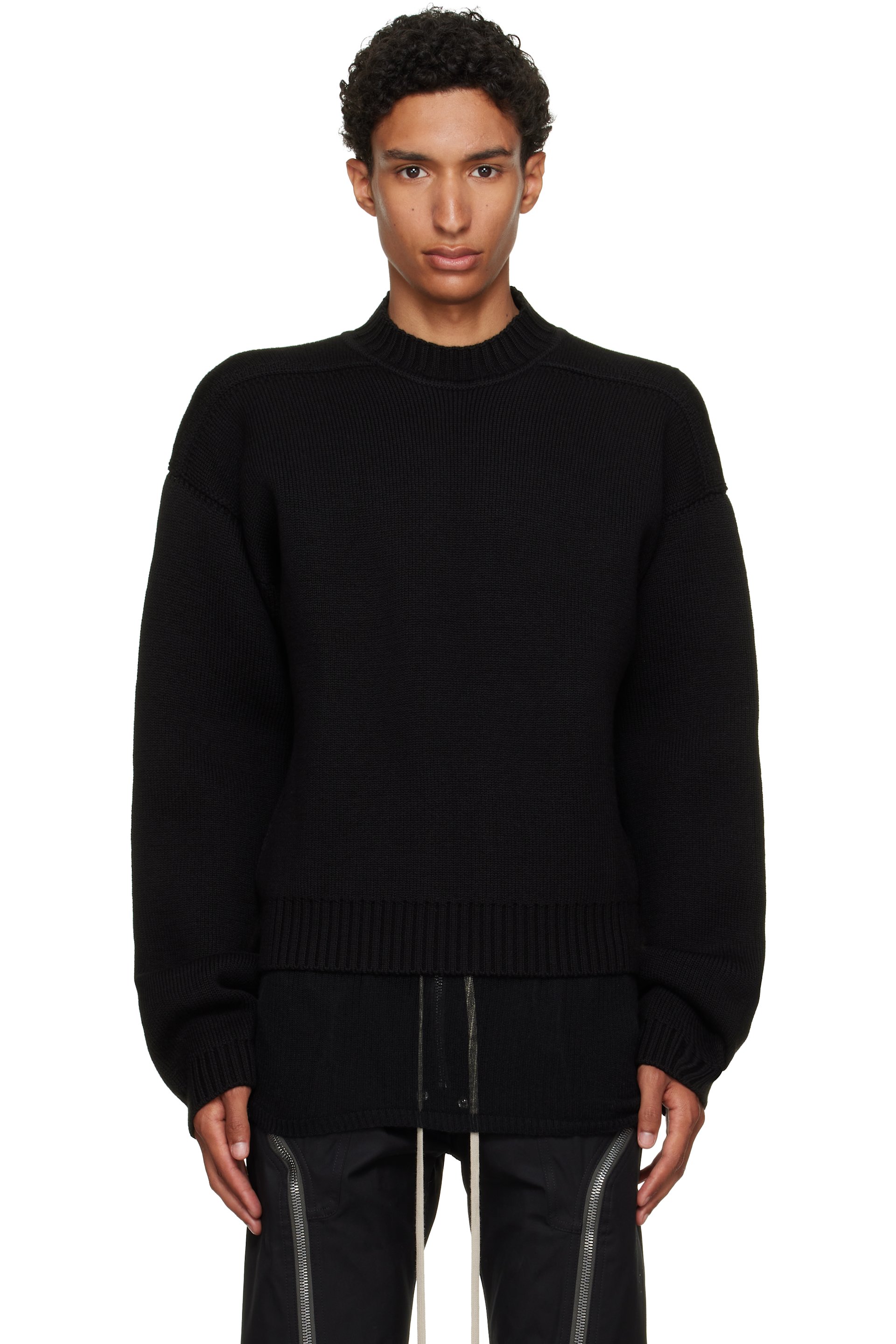 Rick Owens - Pull réversible Tommy noir - Tower