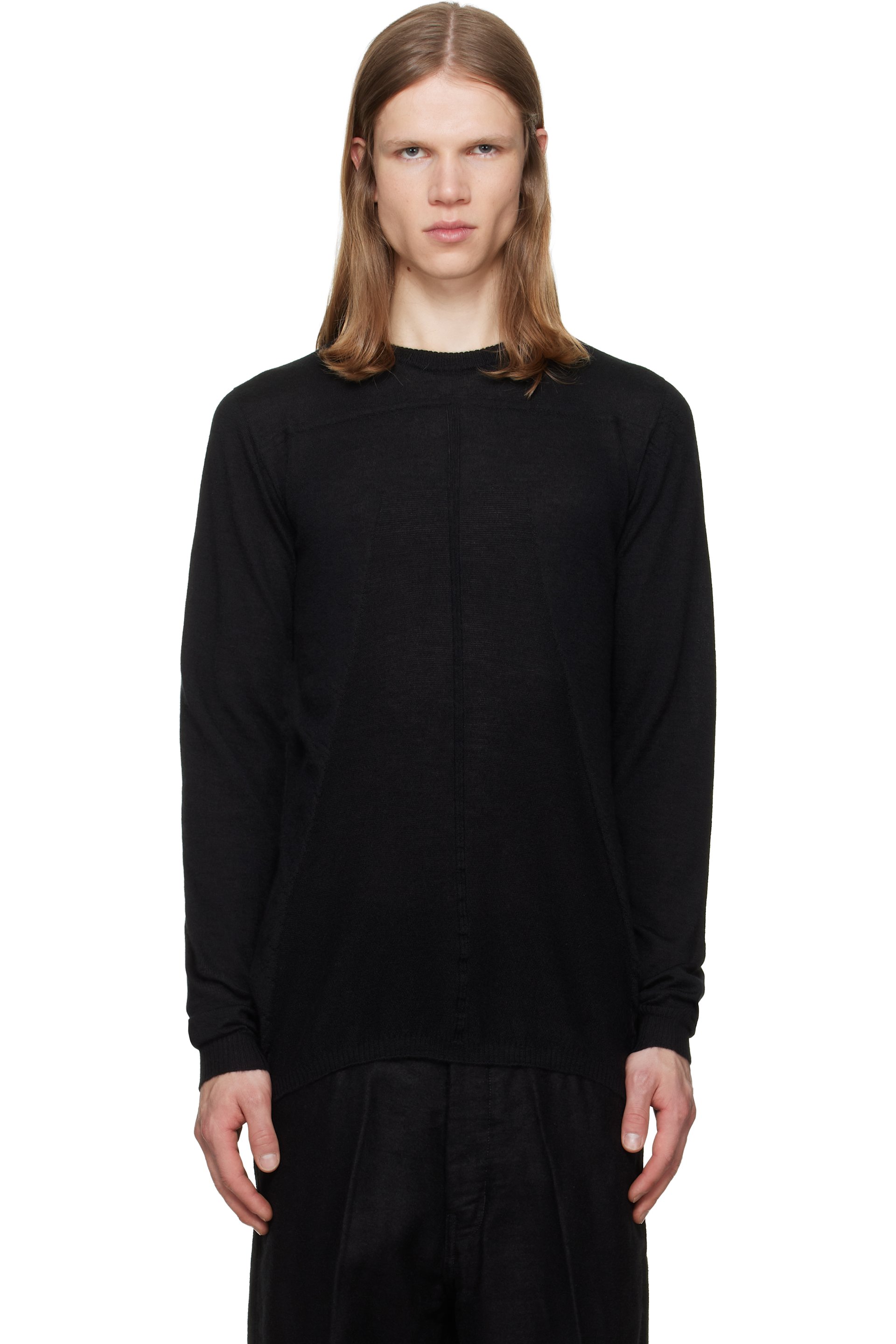 Rick Owens - Black Tower Biker Level Sweater