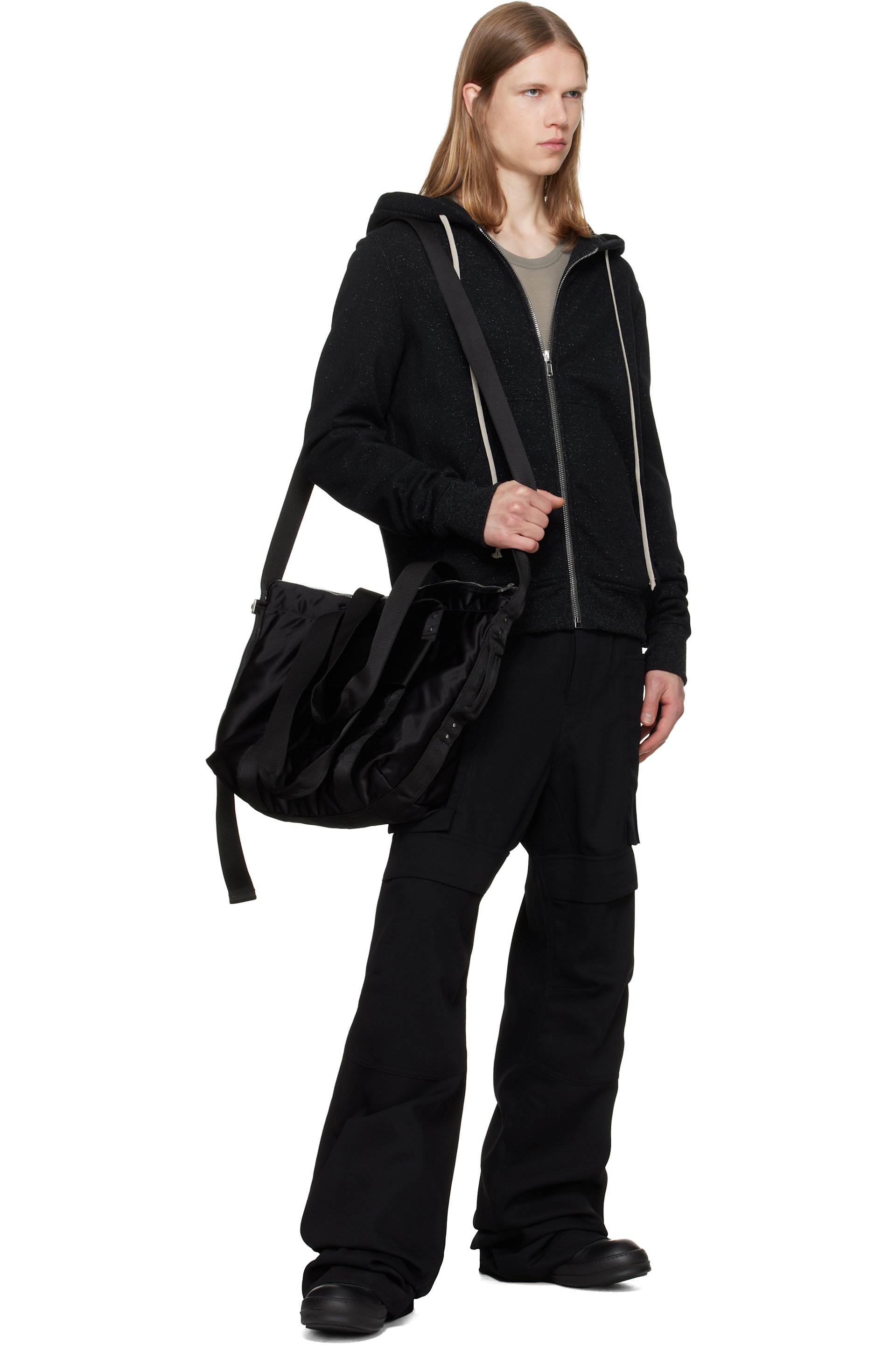 Rick Owens - Black Tower Geobasket Sneakers