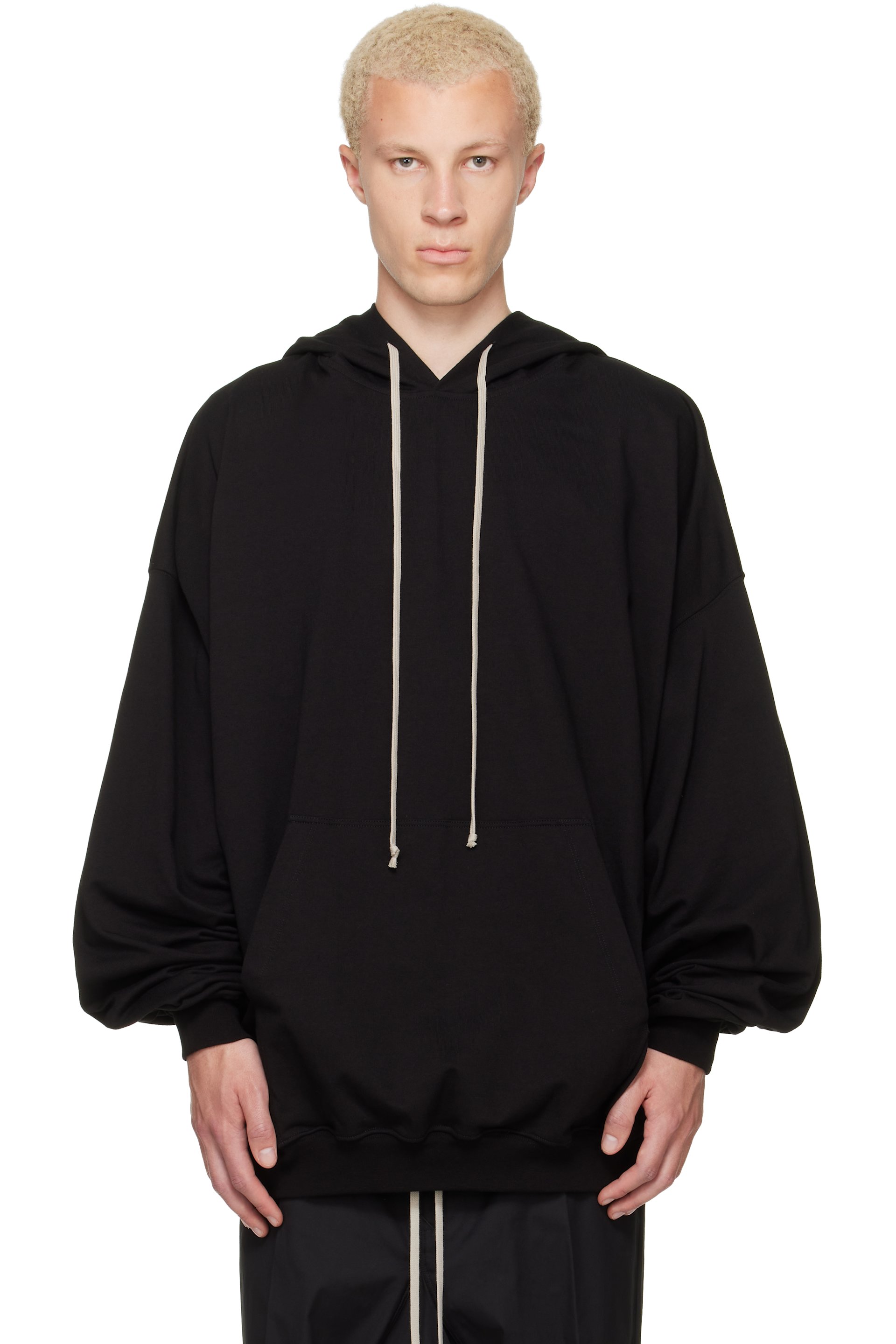 Rick Owens - Black Tower Hoodie