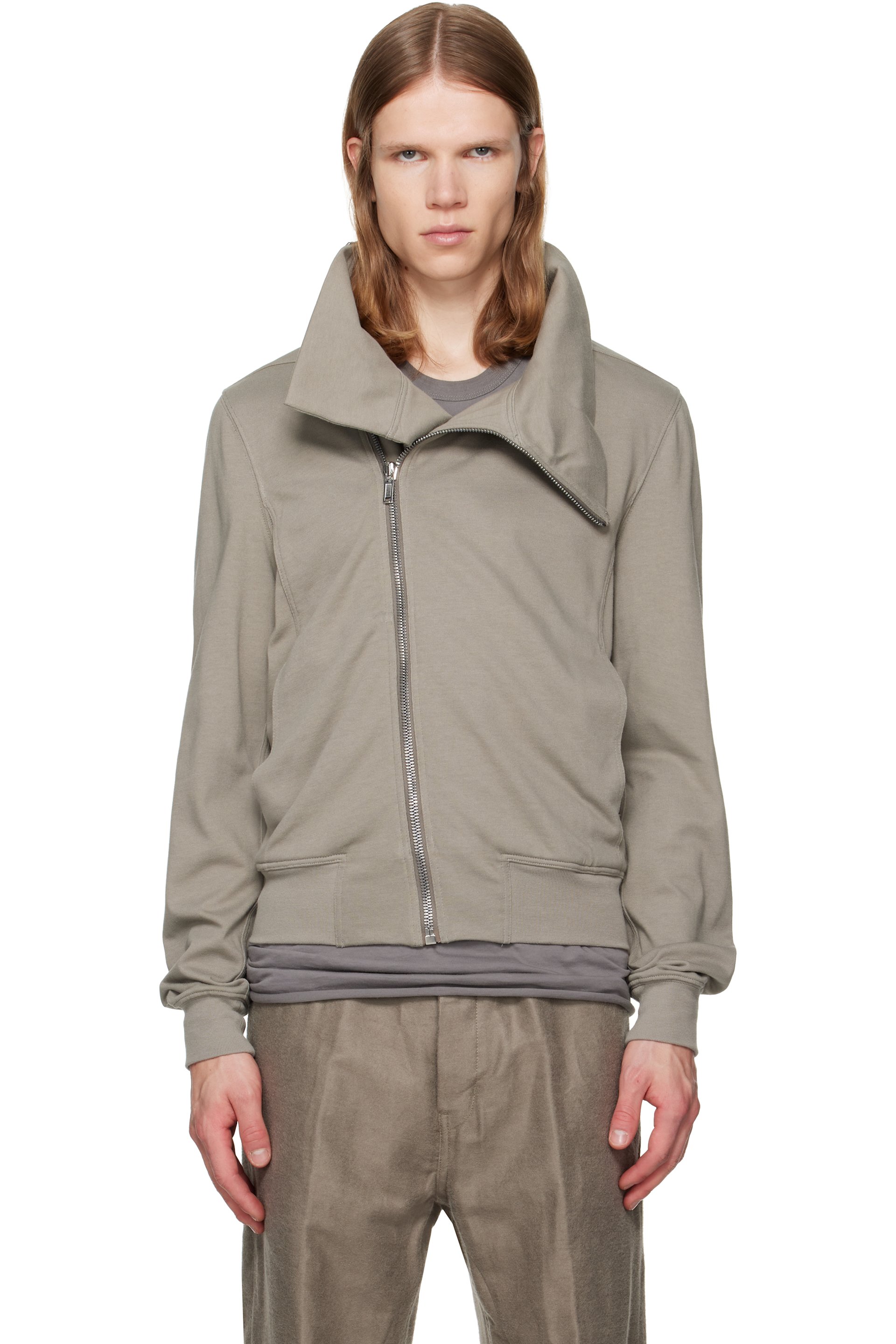 Rick Owens - Gray Tower Bauhaus Jogger Jacket