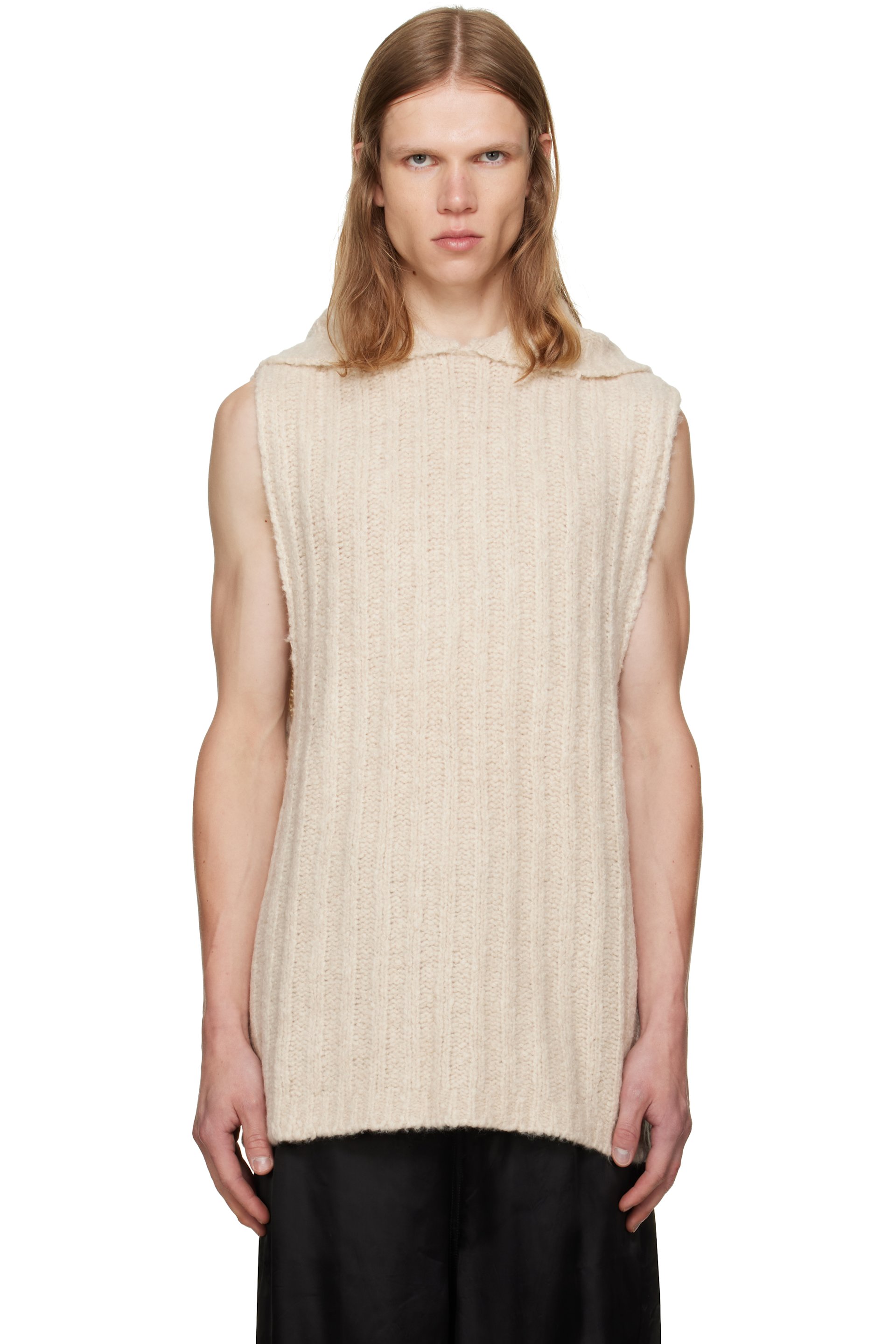 Rick Owens - Off-White Tower Hooded Tank Hoodie