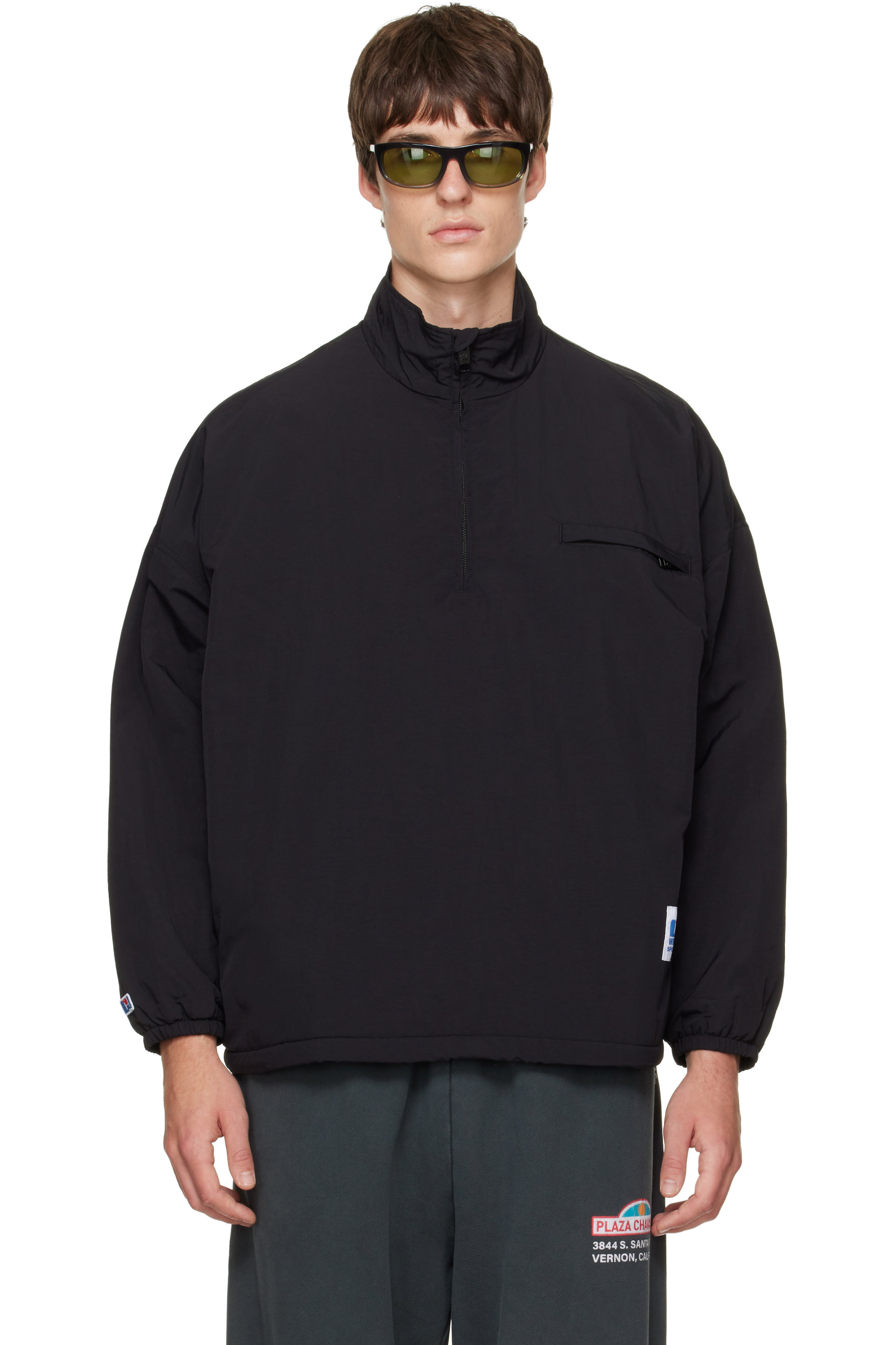 WILLY CHAVARRIA - Black 'Willy' Polar Fleece Sweater