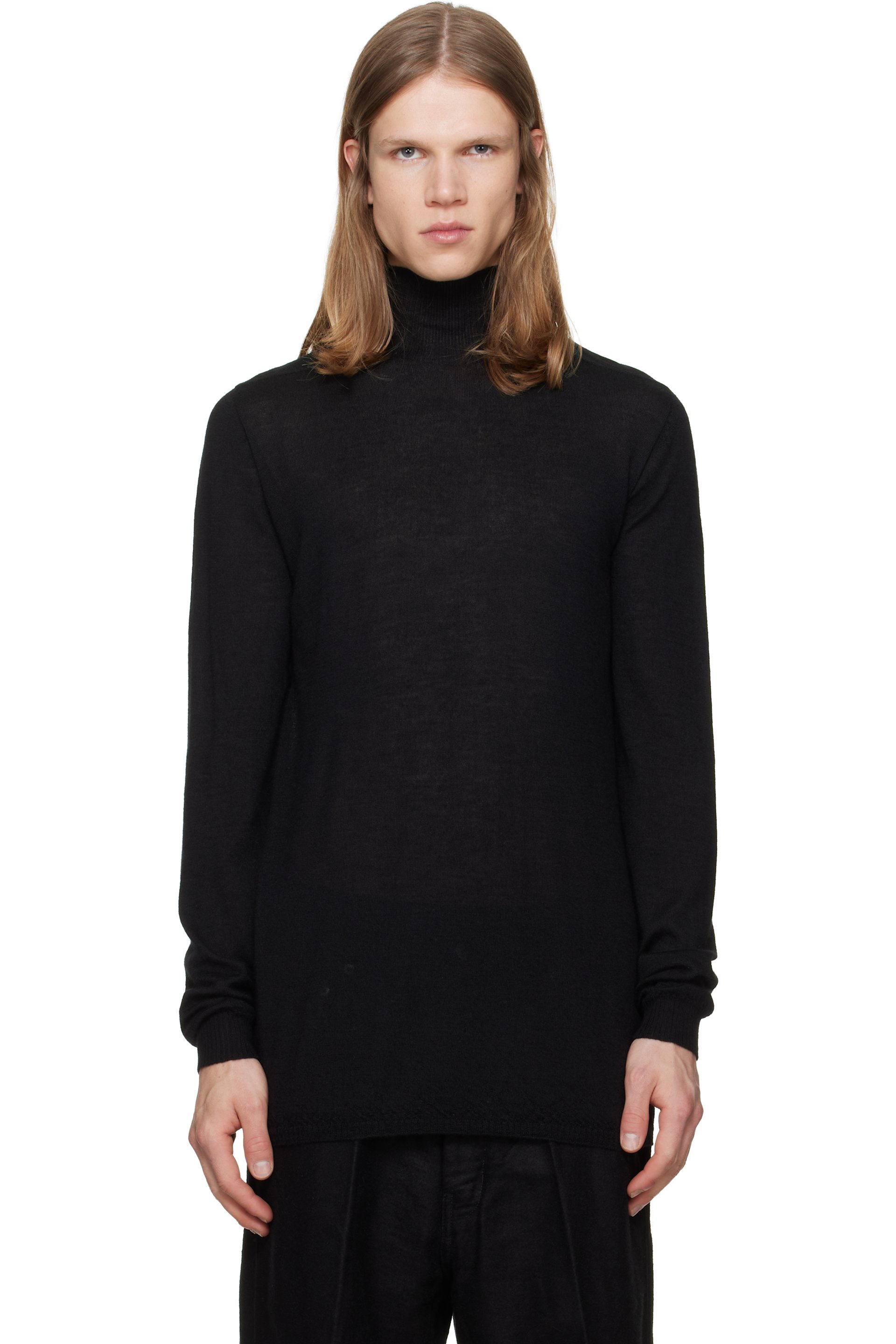 Rick Owens - Black Tower Level Turtleneck
