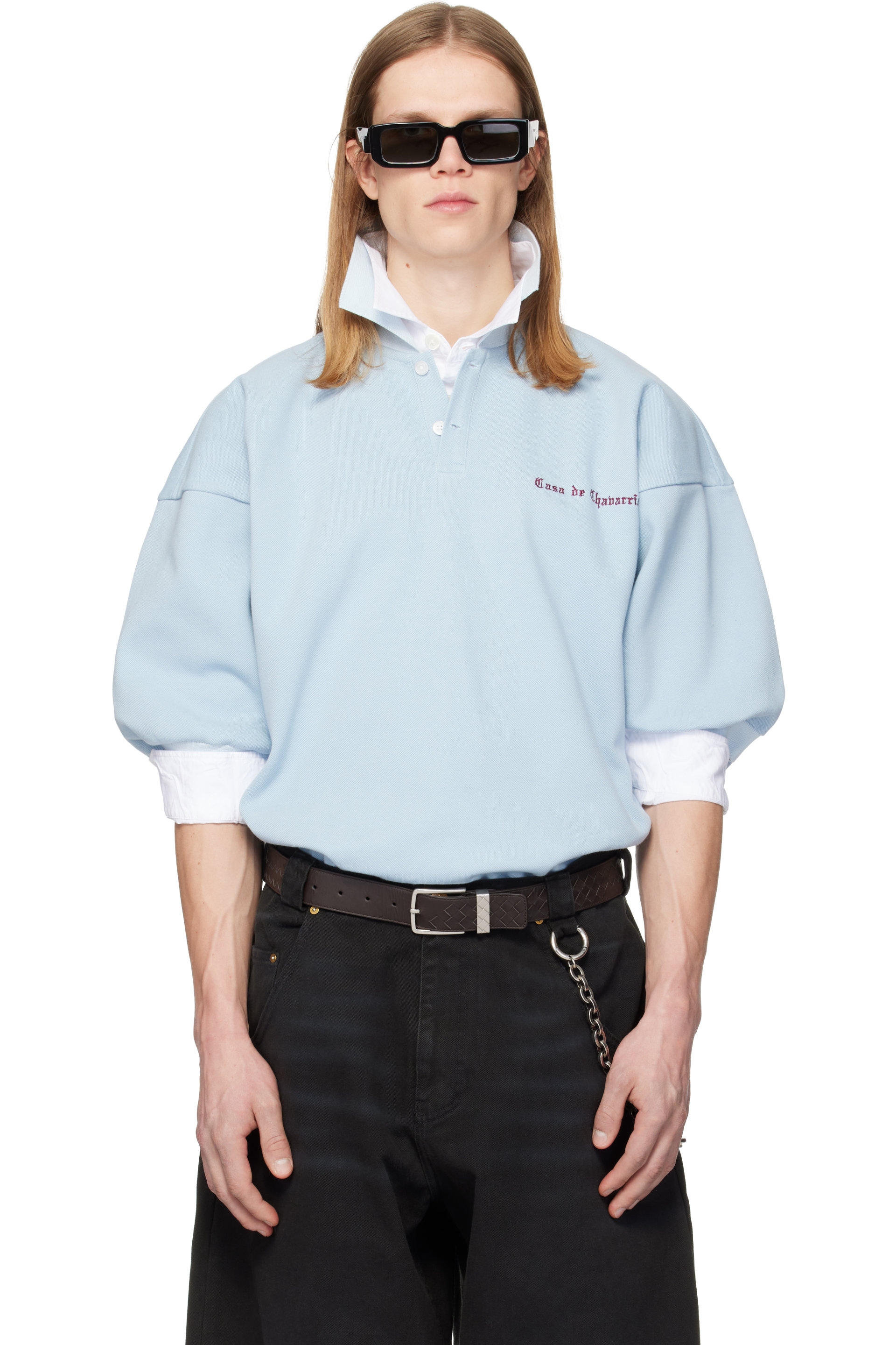 WILLY CHAVARRIA - Blue Football Polo