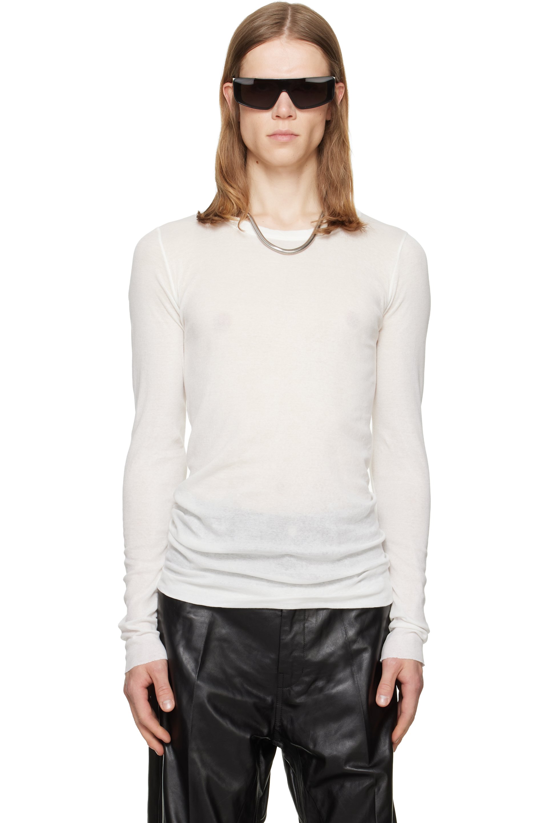 Rick Owens - Off-White Tower Rib LS T-shirt
