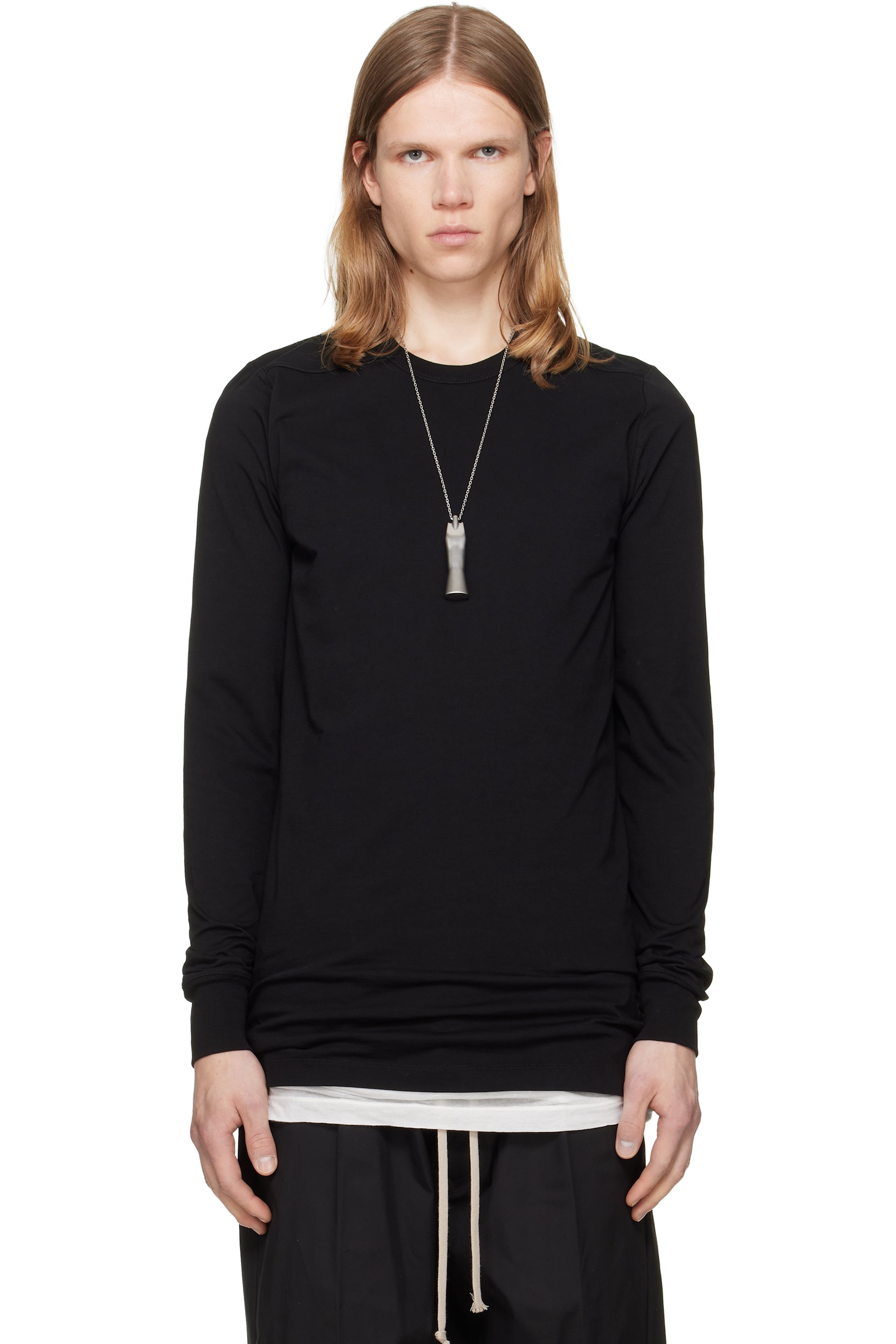 Rick Owens - Black Tower Level LS T-shirt