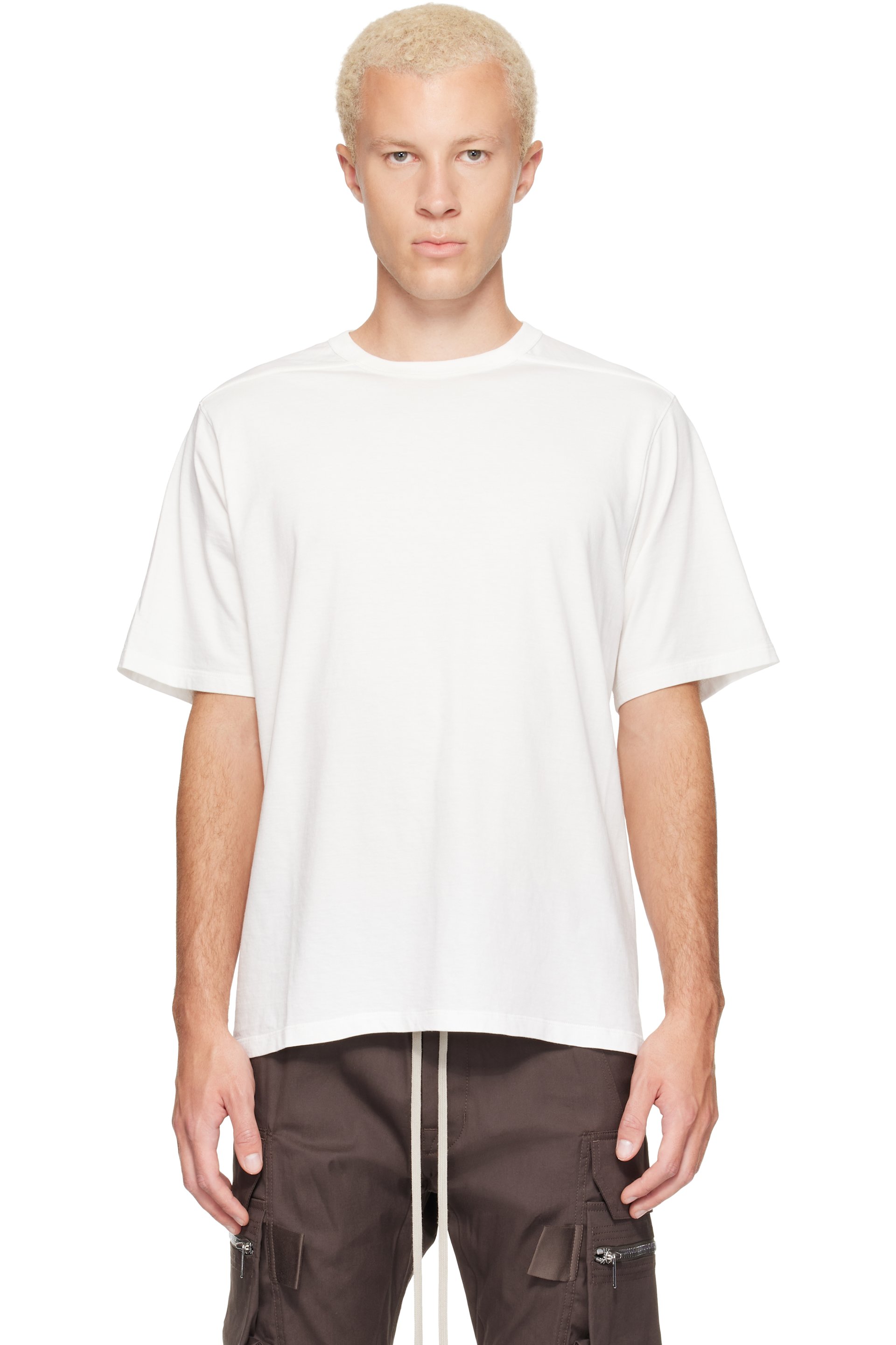 Rick Owens - T-shirt Brad blanc - Tower