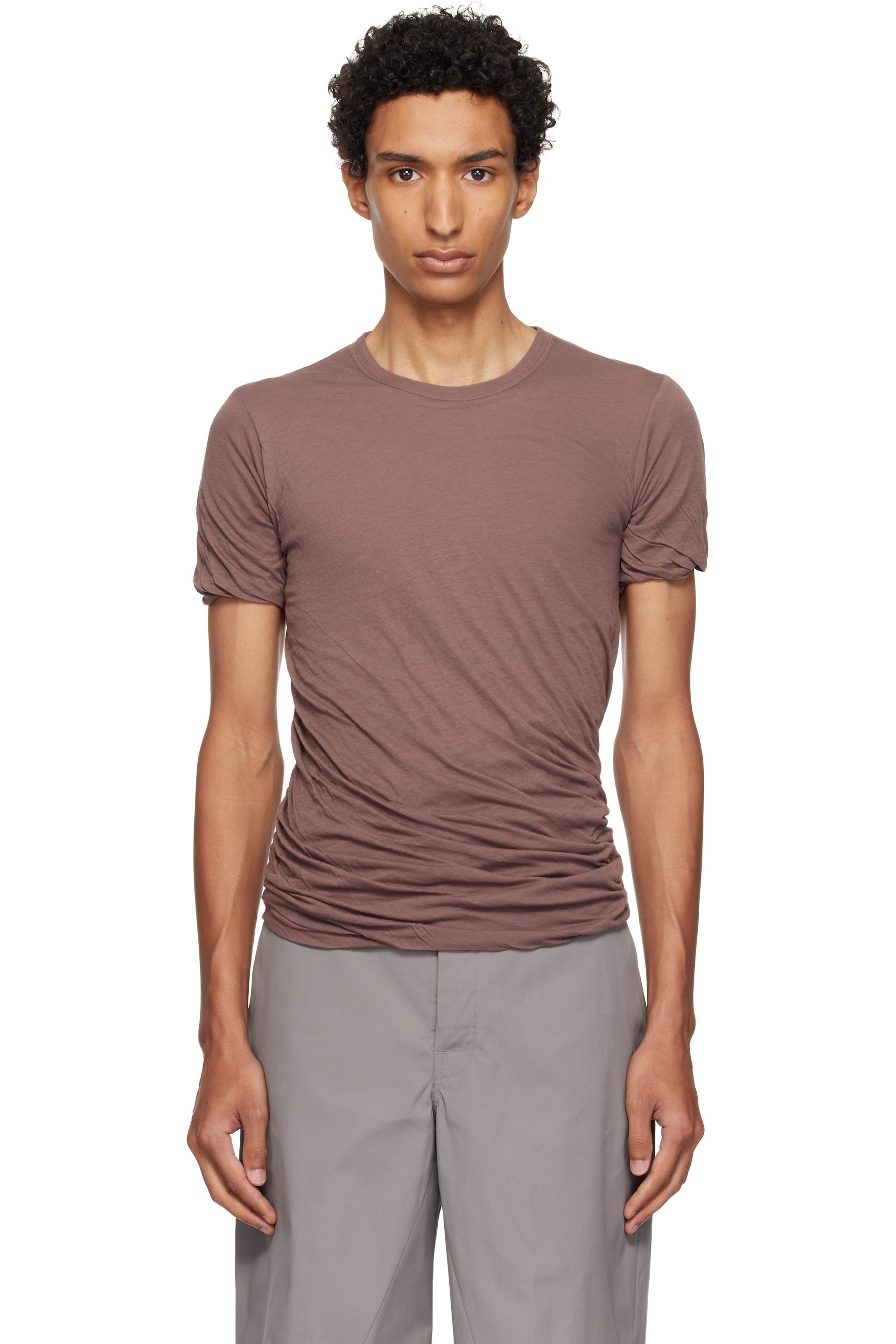 Rick Owens - Purple Tower Double S/S T-shirt