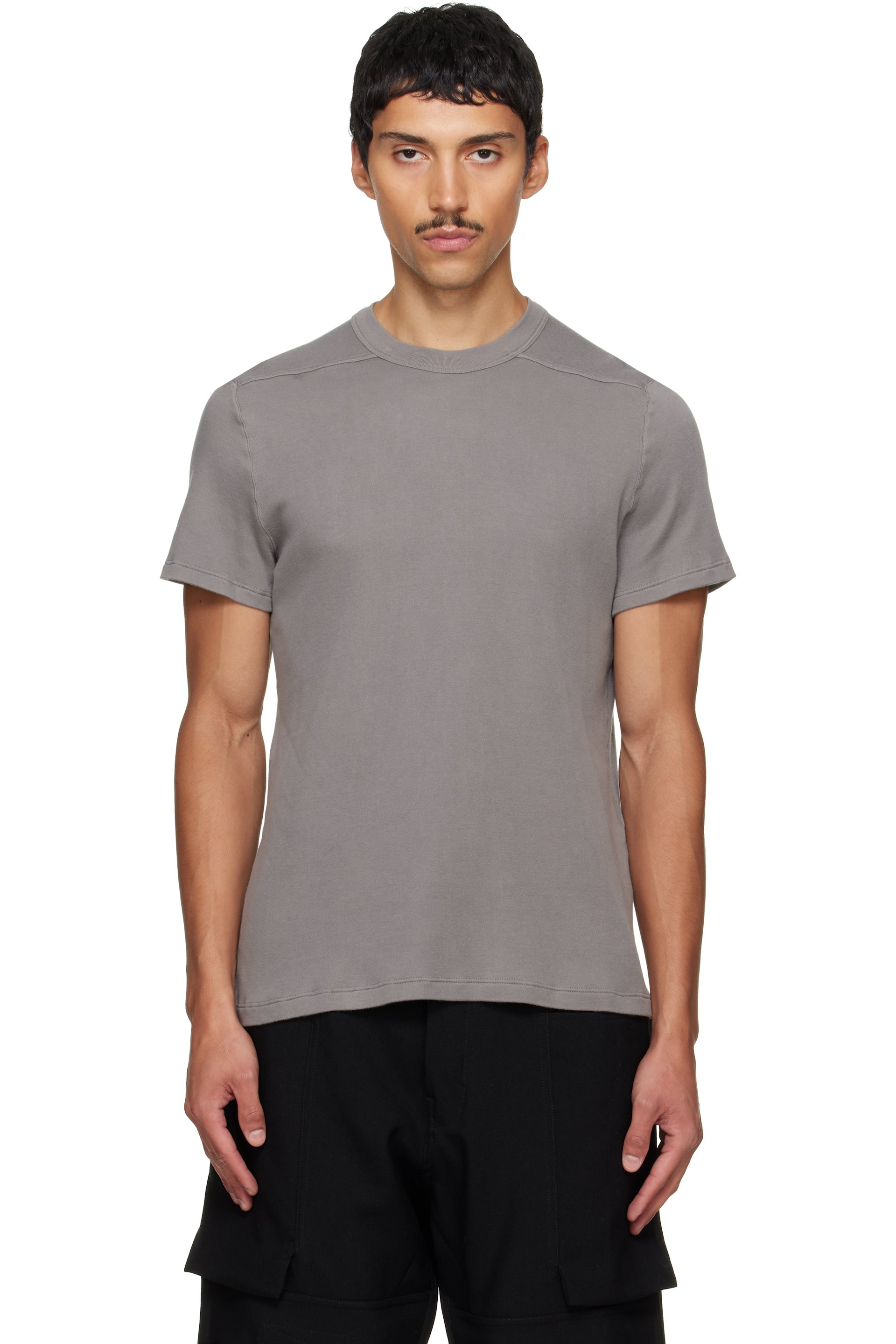 Rick Owens - Gray Tower Short Level T-shirt