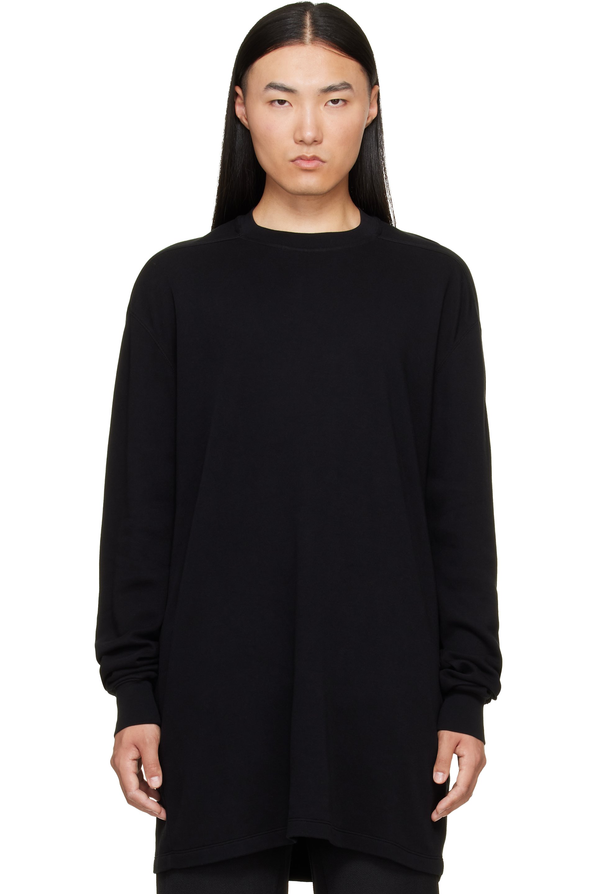 Rick Owens - Black Tower Rick S Jumbo LS T-shirt