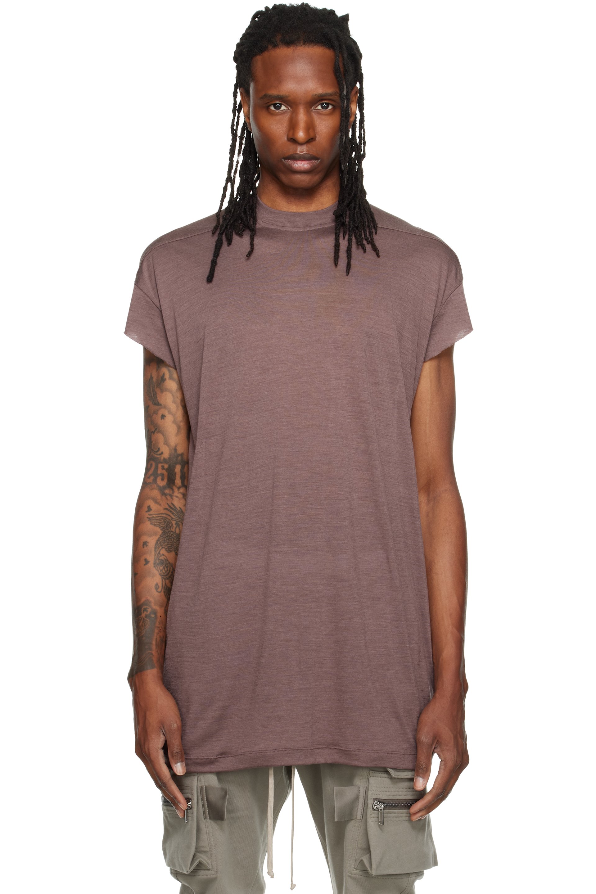 Rick Owens - Purple Tower Rick S Jumbo S/S T-shirt