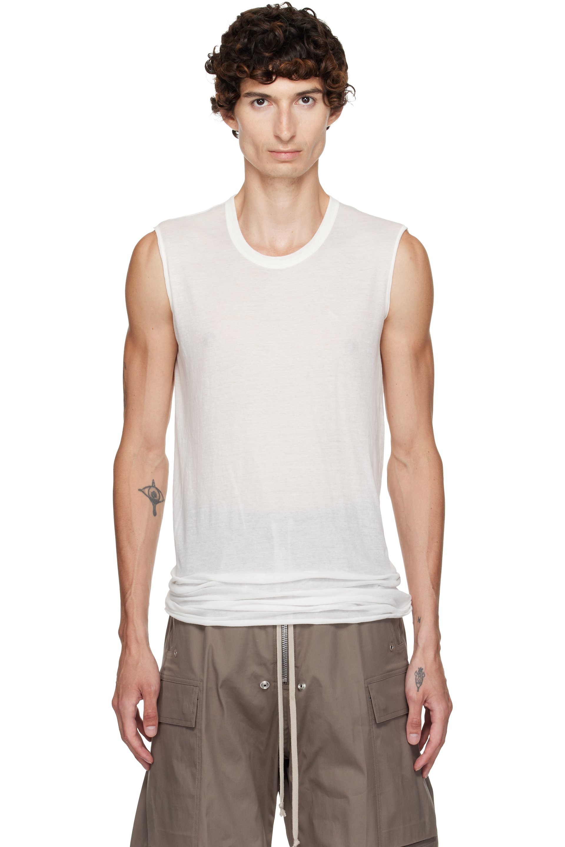 Rick Owens - Off-White Tower Basic SL Tank Top