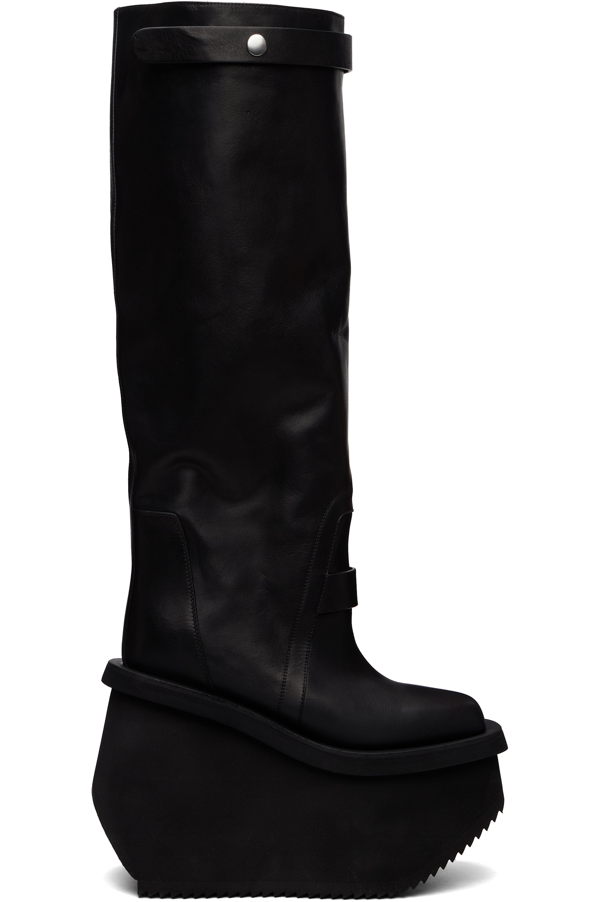 Rick Owens - Black Tower Factory Pull On Boots