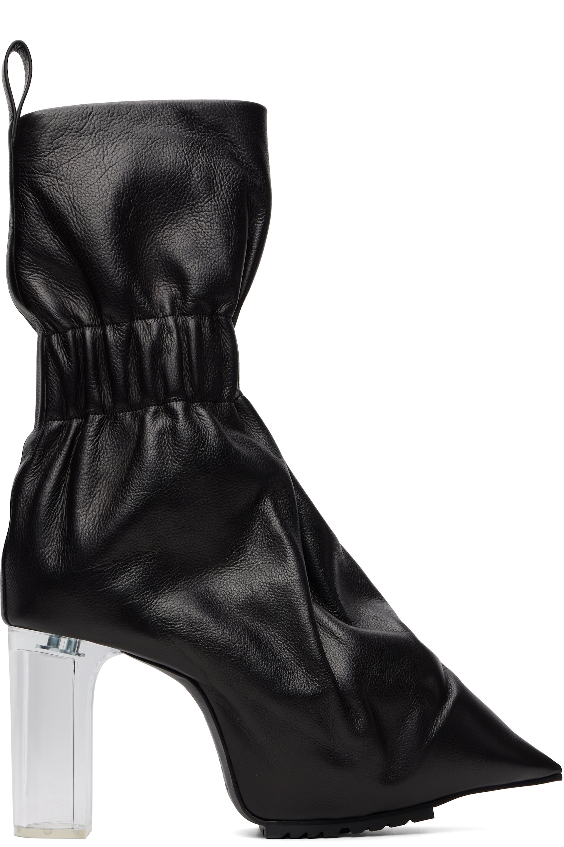 Rick Owens - Bottes Taquito noires à col élastique - Tower